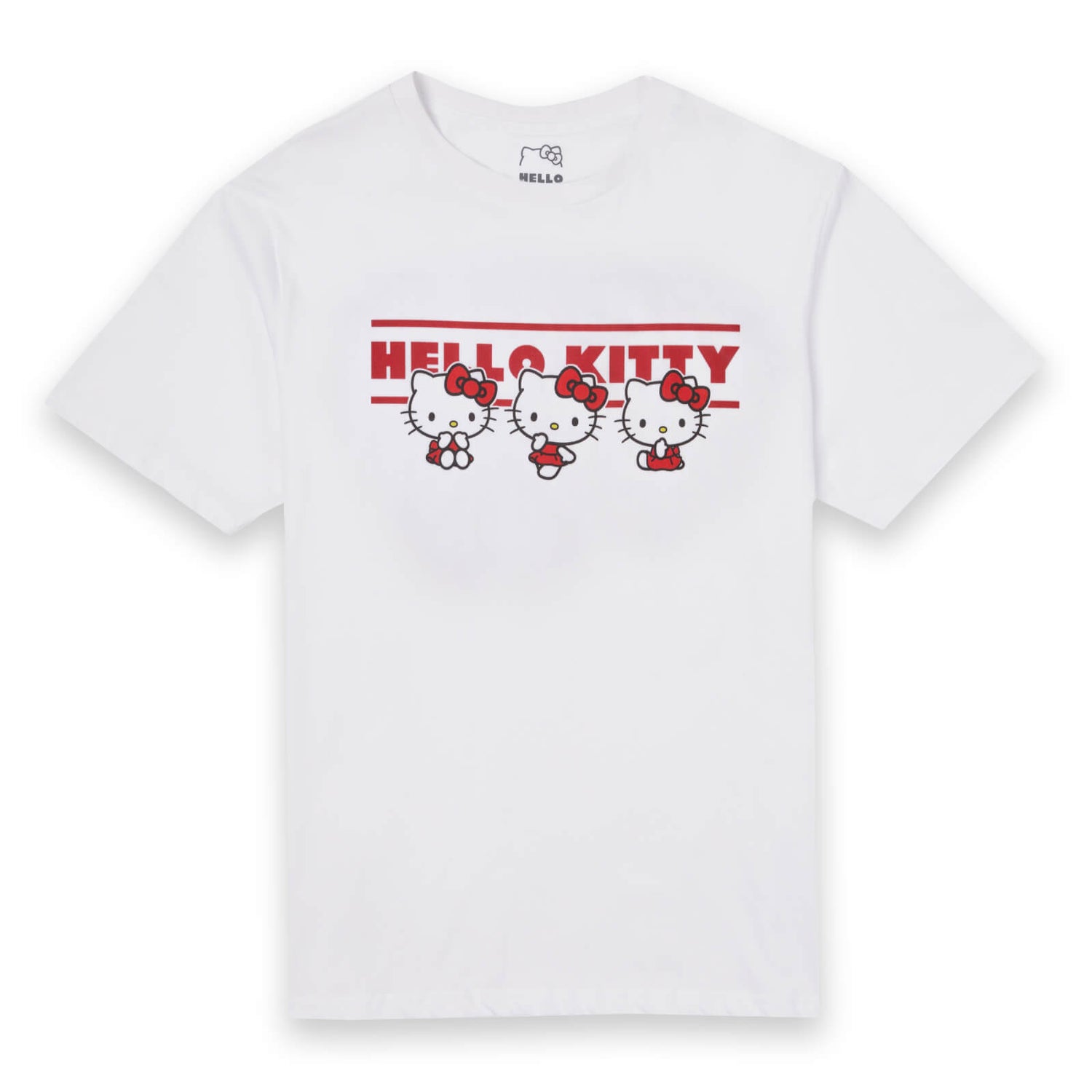 Hello Kitty Triple Men's T-Shirt - White