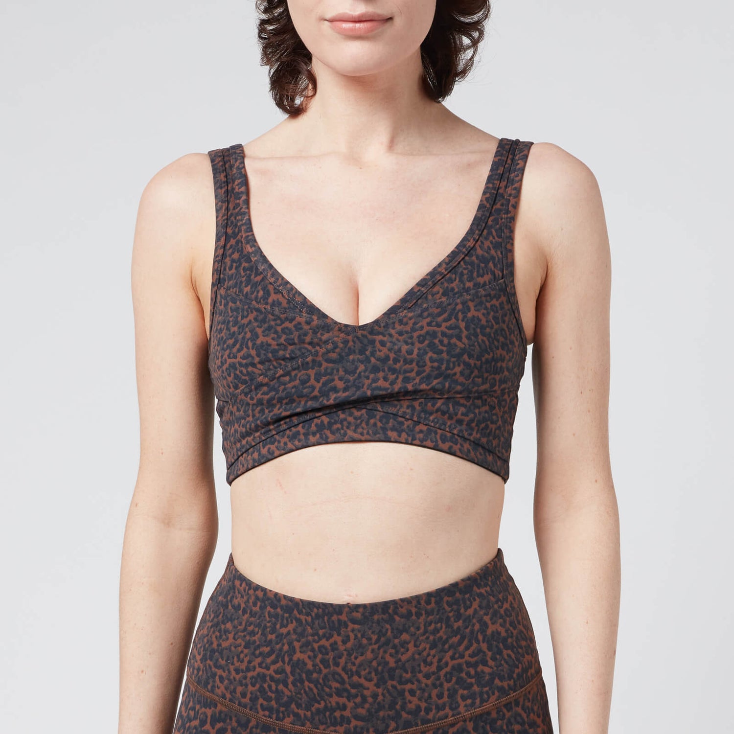 Varley Women's Let's Move Kellam Bra - Bronze Distorted Cheetah