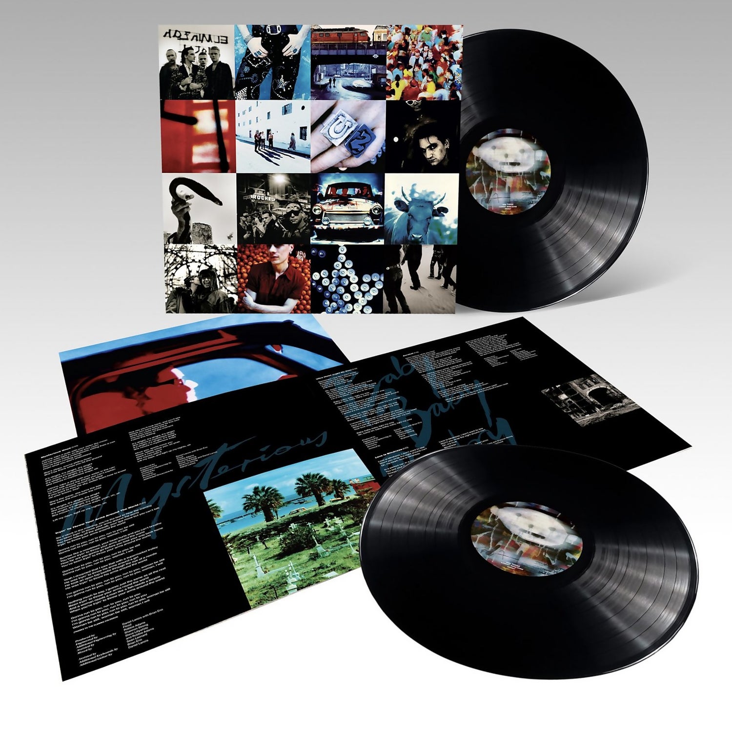 U2 - Achtung Baby - 30th Anniversary Edition Vinyl 2LP Limited Edition Black Vinyl + Poster
