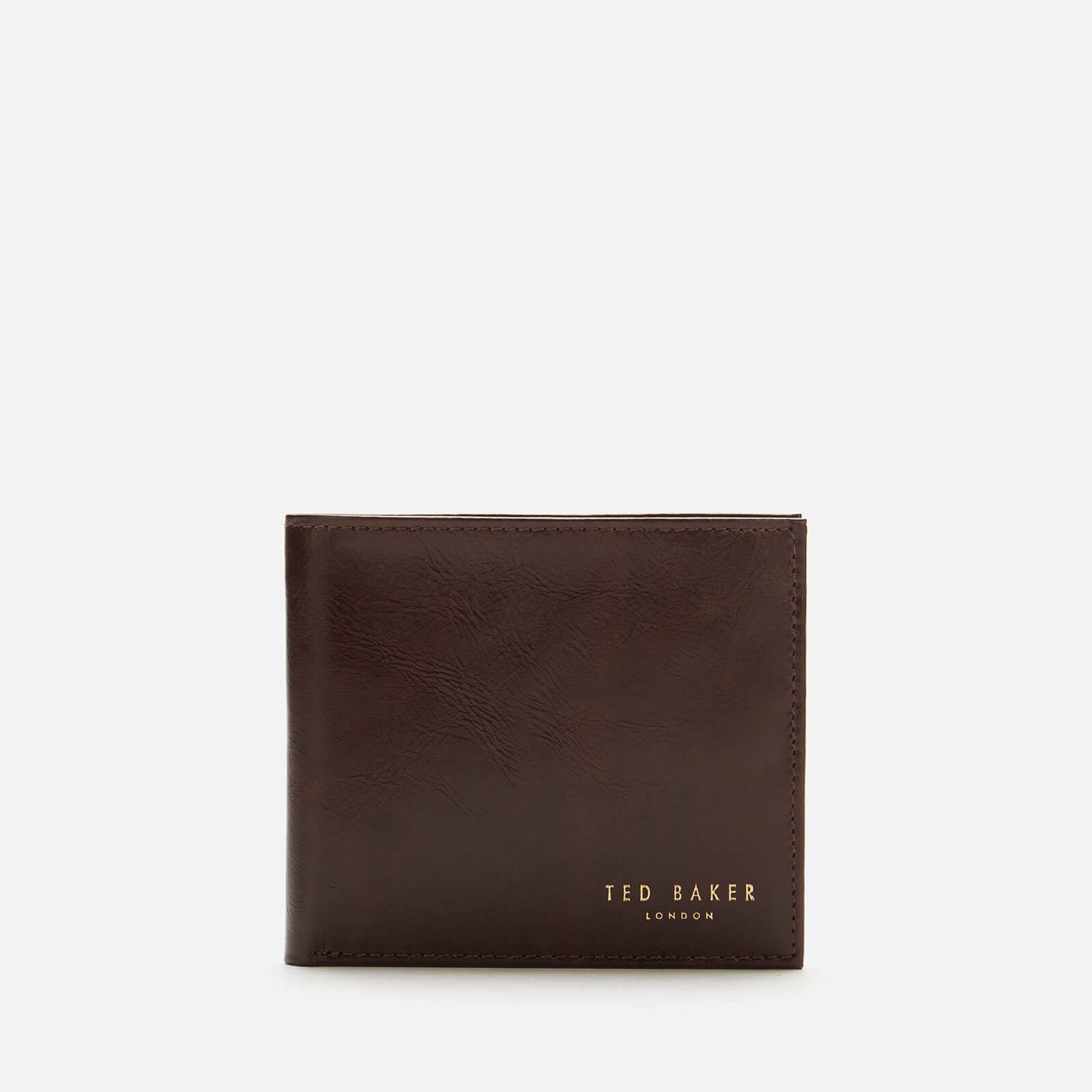 Ted Baker Men's Leather Bifold Wallet - Chocolate