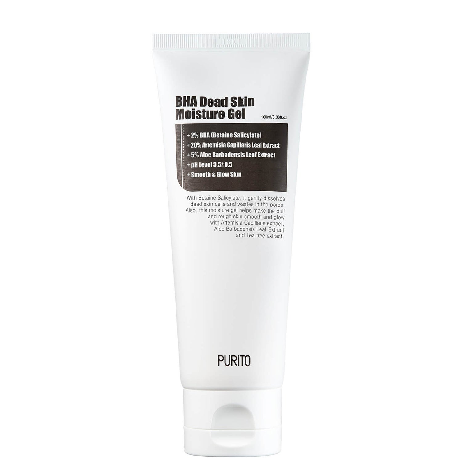 Gel hydratant BHA pour peaux mortes PURITO 100 ml