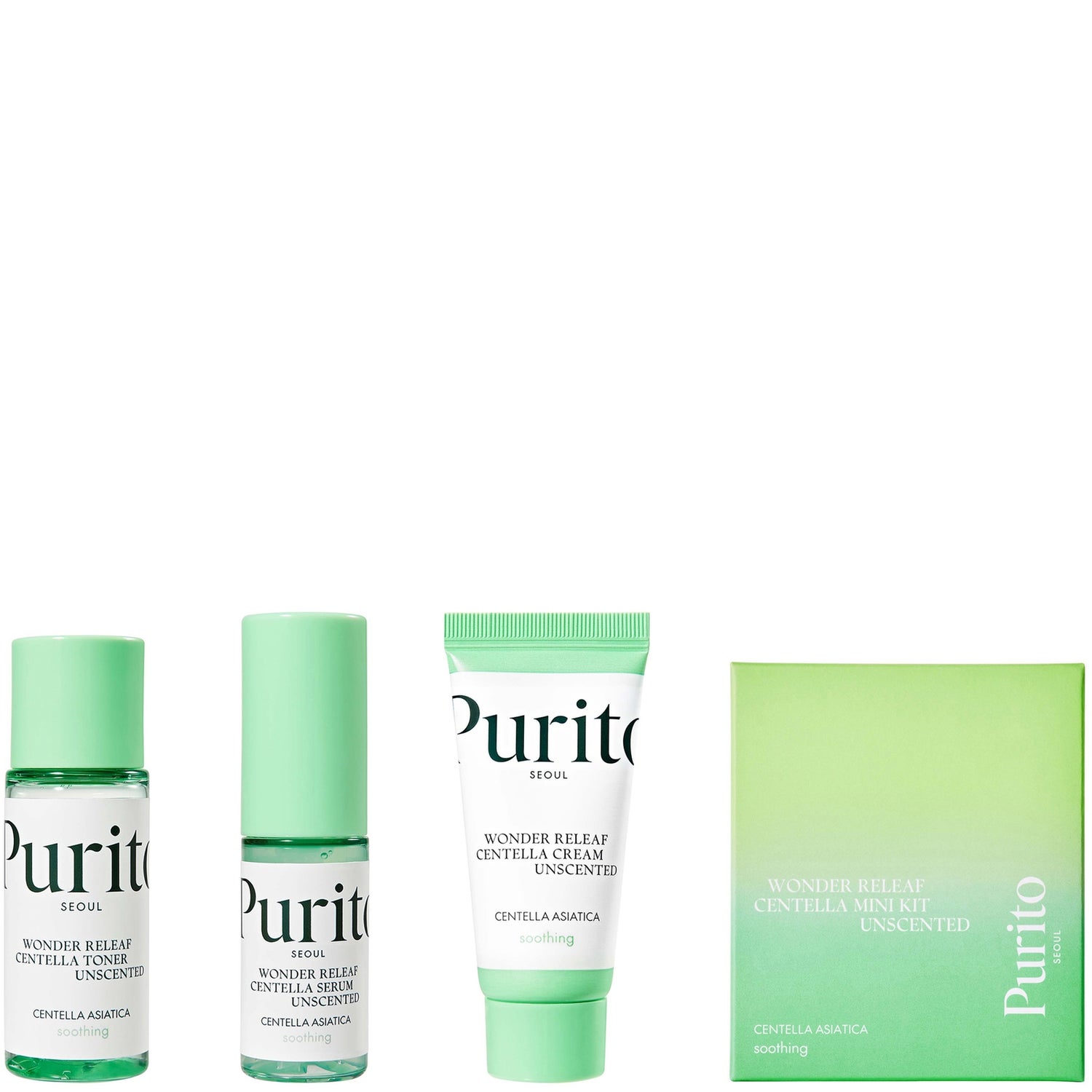 PURITO Mini Wonder Releaf Centella Unscented Kit