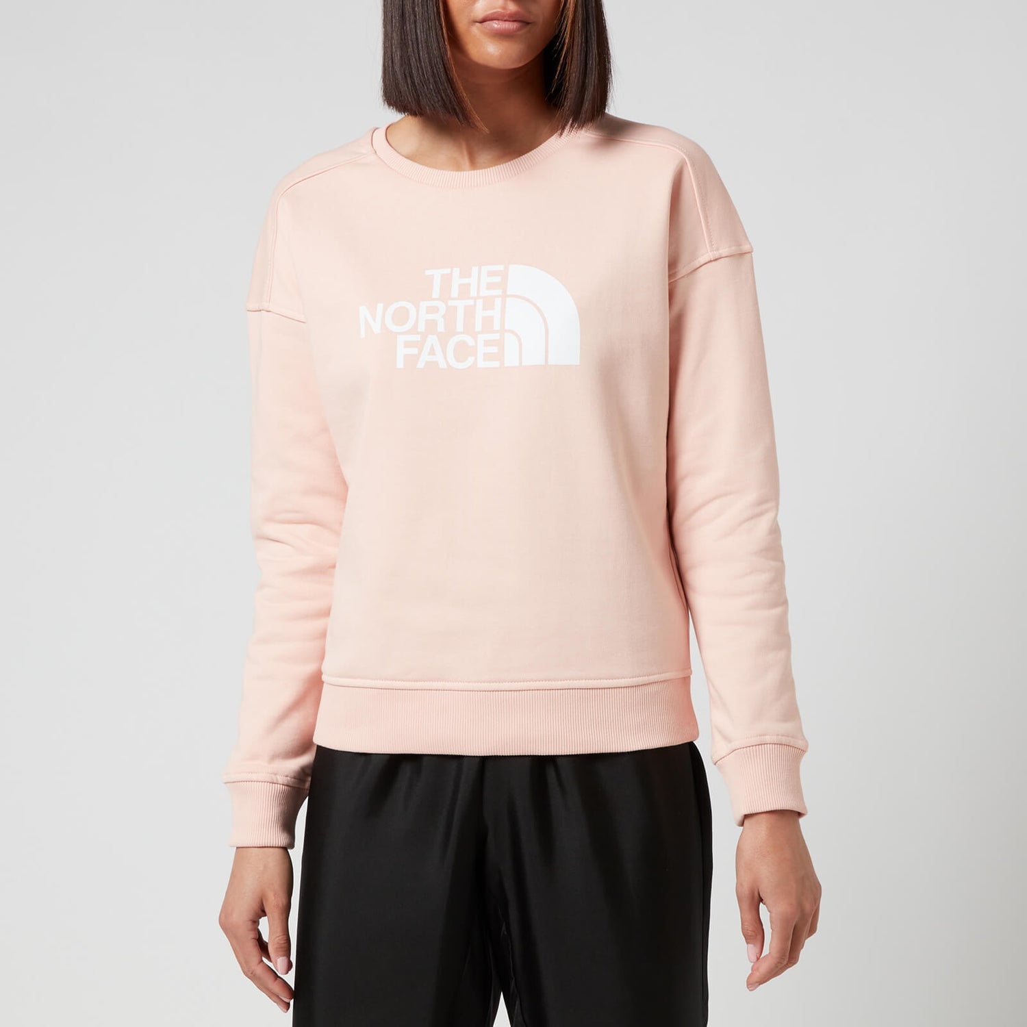 The North Face Women's Drew Peak Crewneck Sweatshirt - Evening Sand Pink