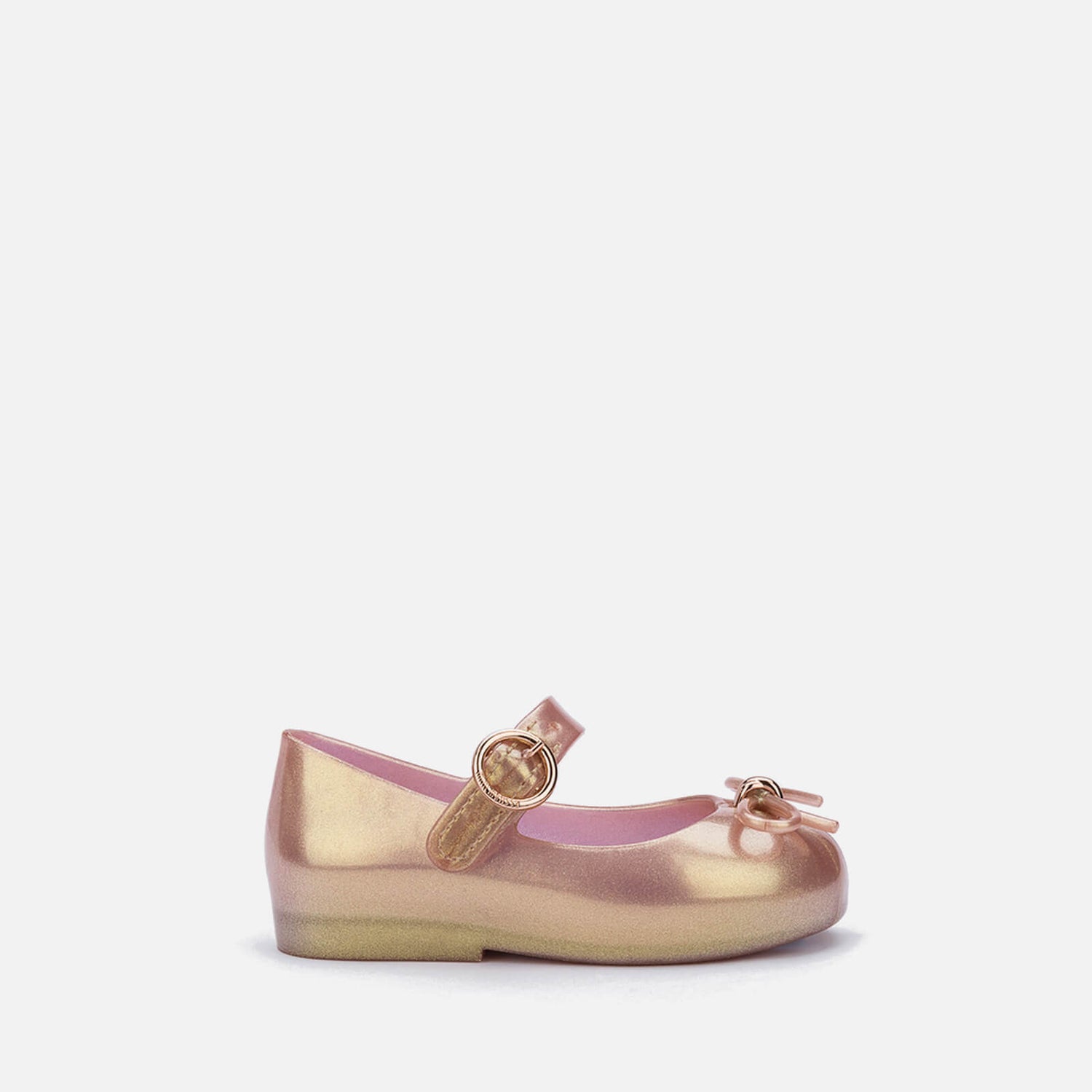Mini Melissa Girls' Sweet Love Lace Ballet Flat Sandals - Pink - UK 3-4 Baby