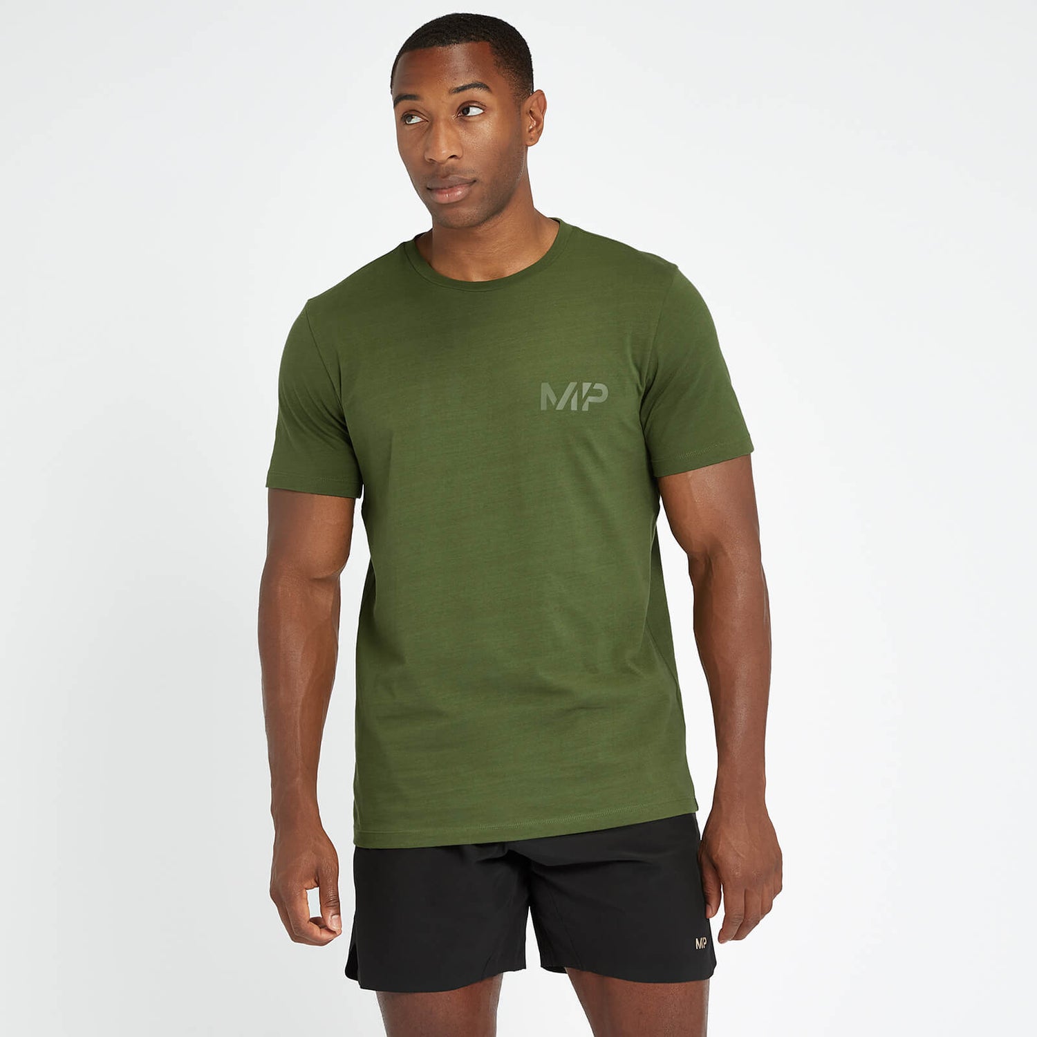 T-shirt MP Adapt da uomo - Verde foglia - XXS