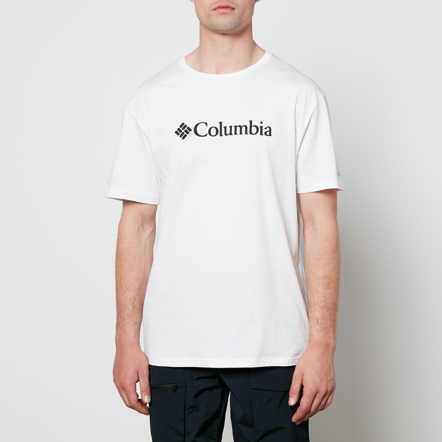 Columbia Men's Csc Basic Logo Short Sleeve T-Shirt - White - S