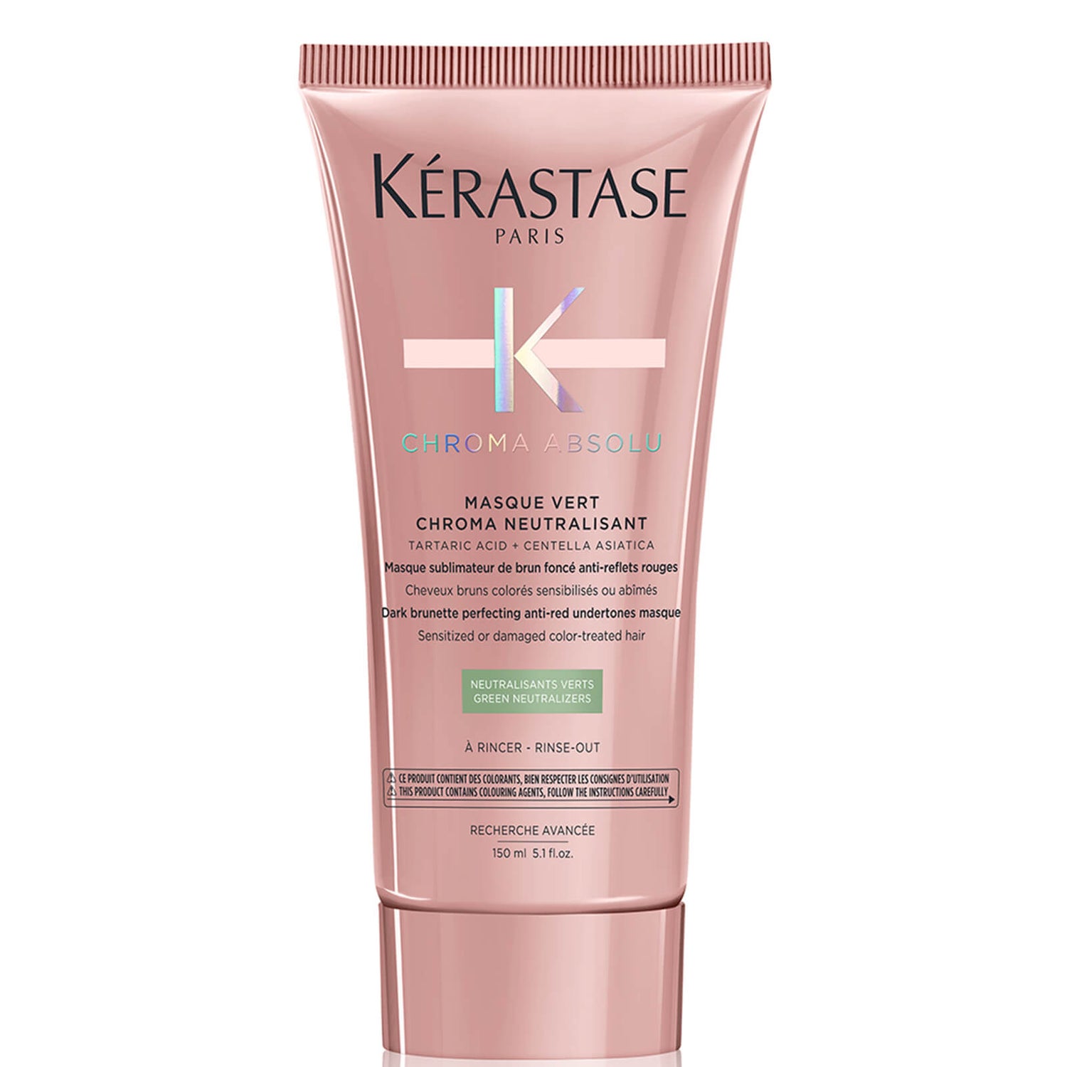 Kérastase Chroma Absolu Masque Vert Chroma Neutralisant Hair Mask for Colour Vibrancy 150ml