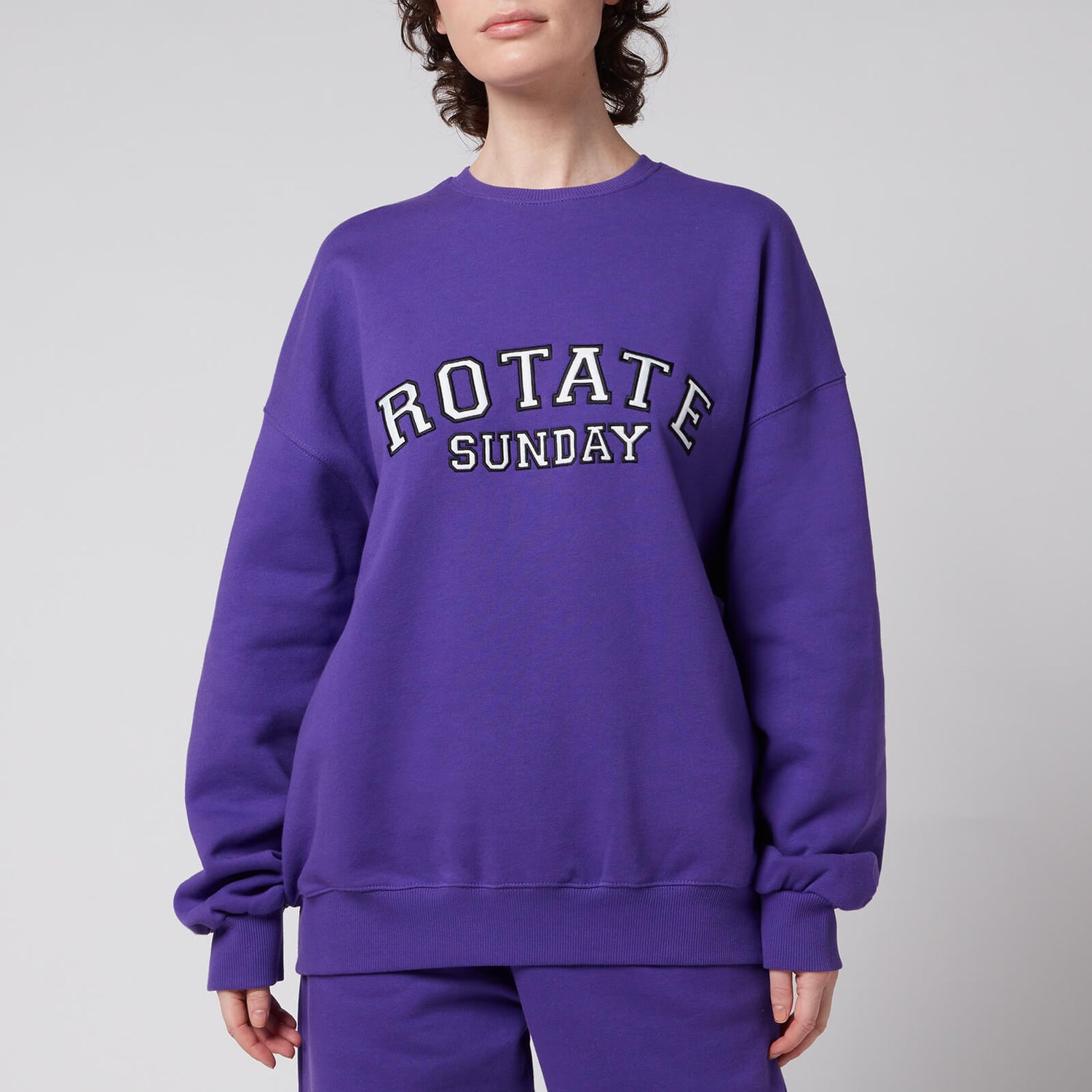 ROTATE Birger Christensen Women's Iris Crewneck Sweatshirt - Prism Violet - S
