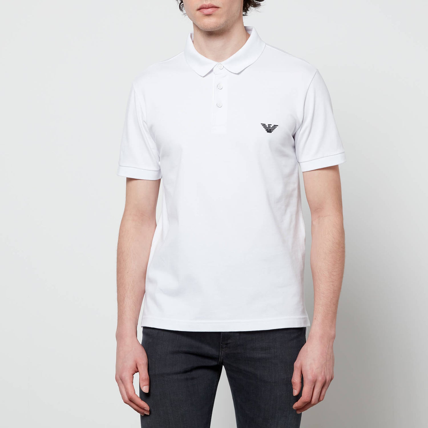 Emporio Armani Men's Polo Shirt - White - S
