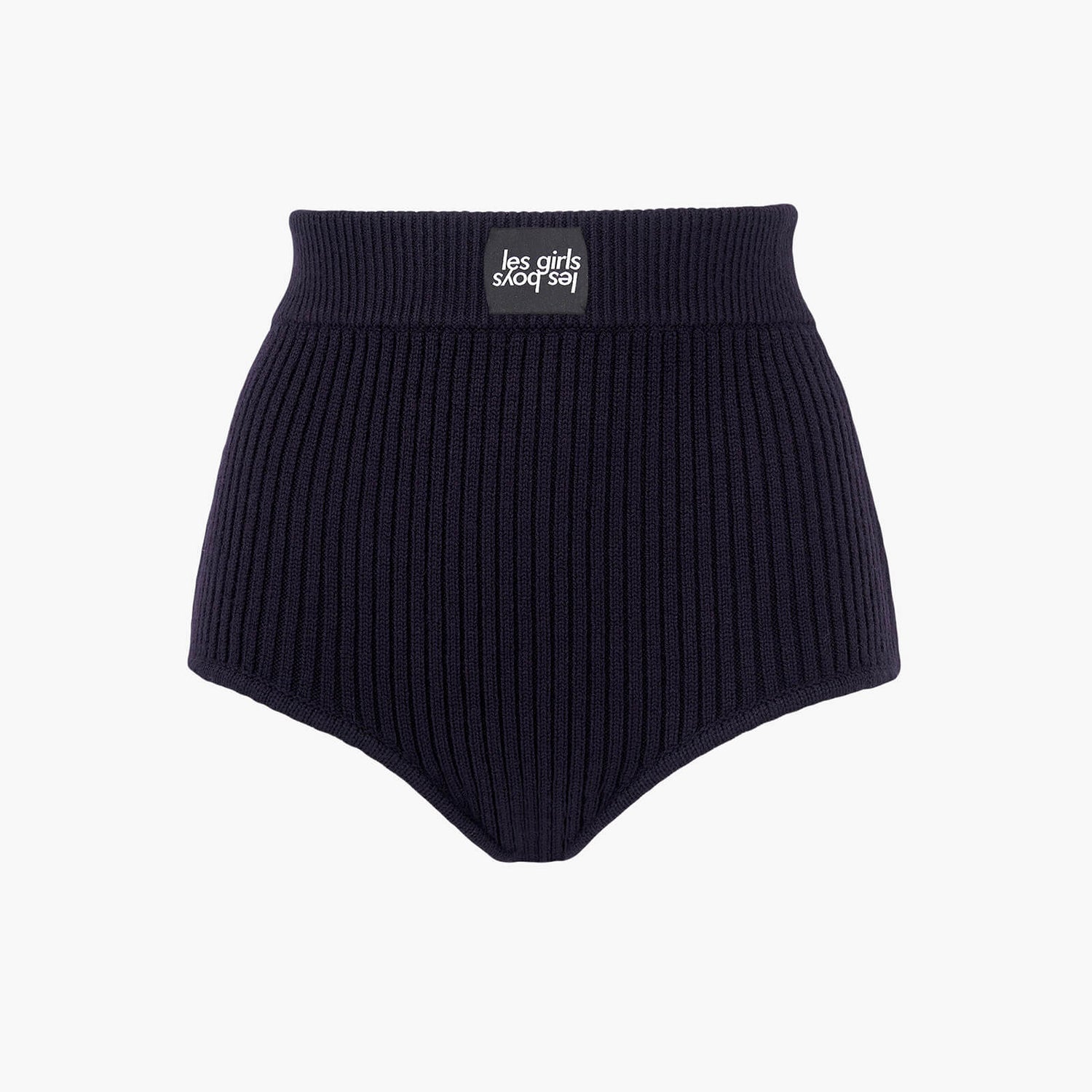 Les Girls Les Boys Chunky Knit Briefs - Navy