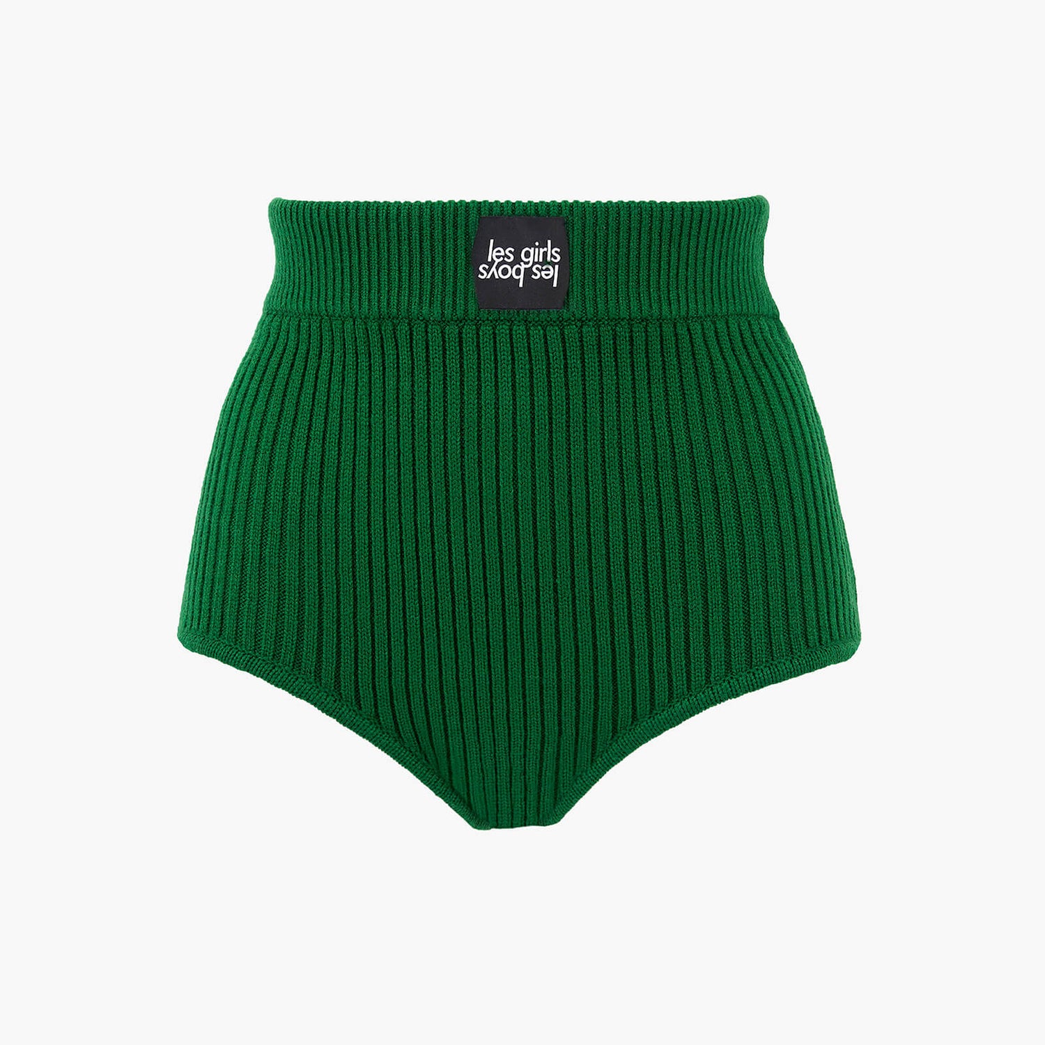Les Girls Les Boys Chunky Knit Briefs - Green