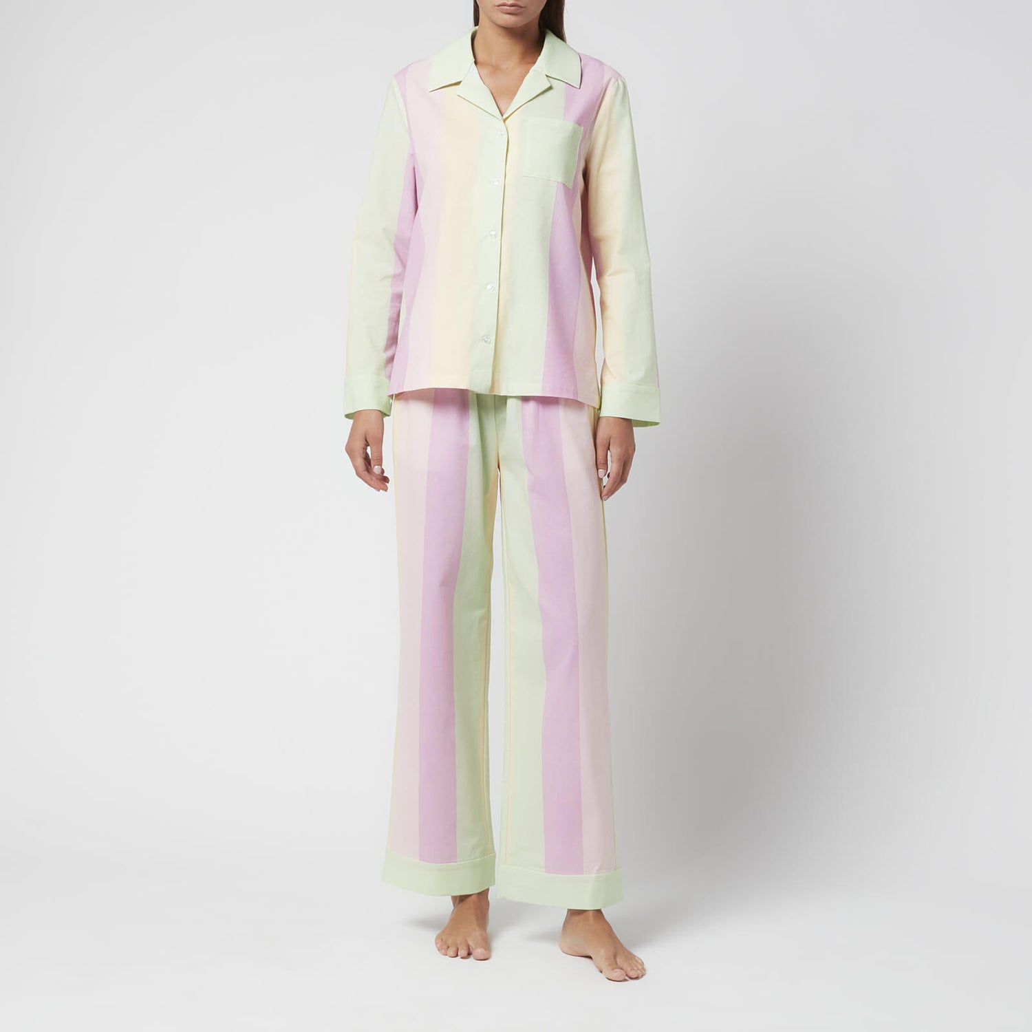 Olivia Rubin Women's Peggy Pyjamas - Sorbet Stripe - XS