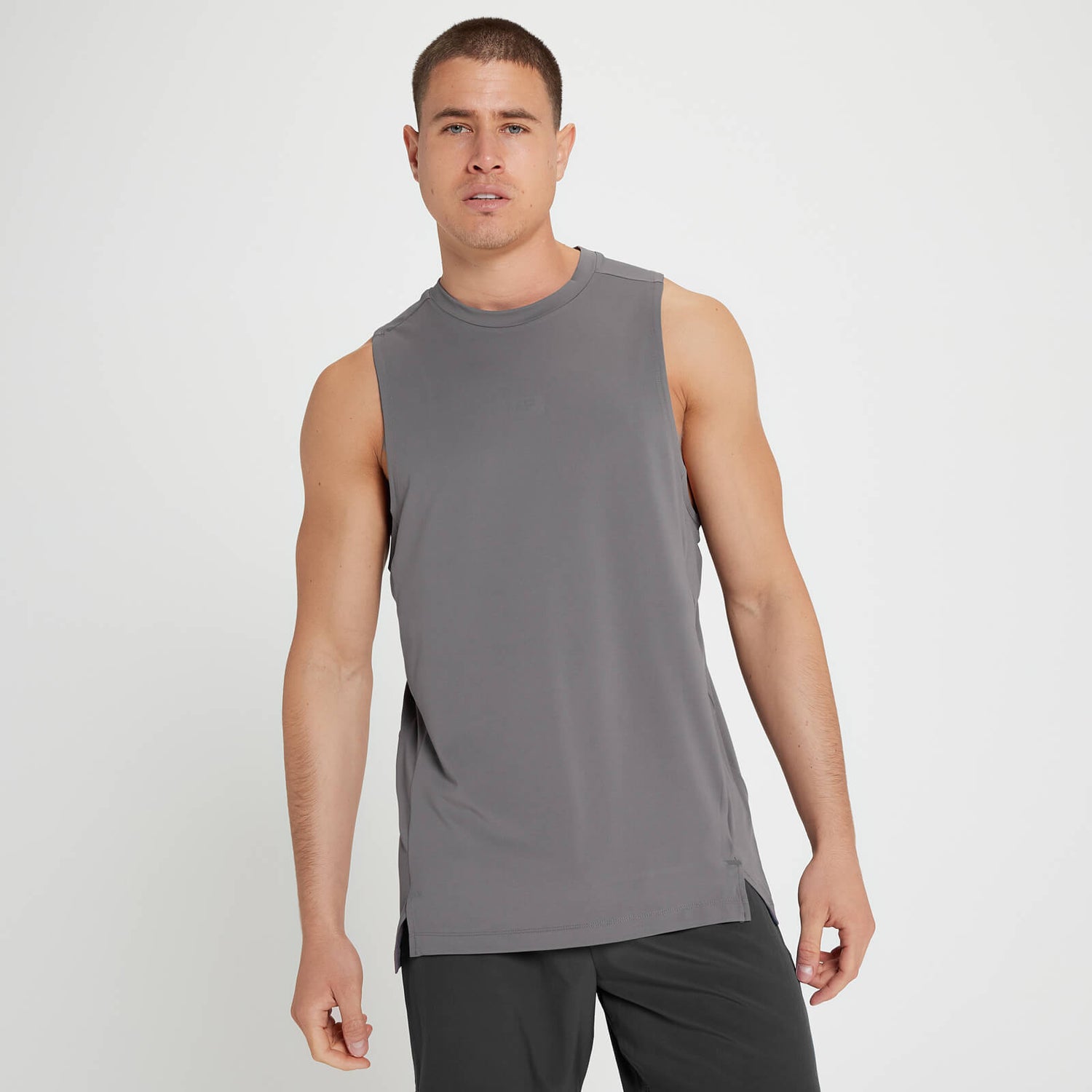 Męska koszulka bez rękawów z kolekcji Velocity Ultra MP – Pebble Grey - XXS