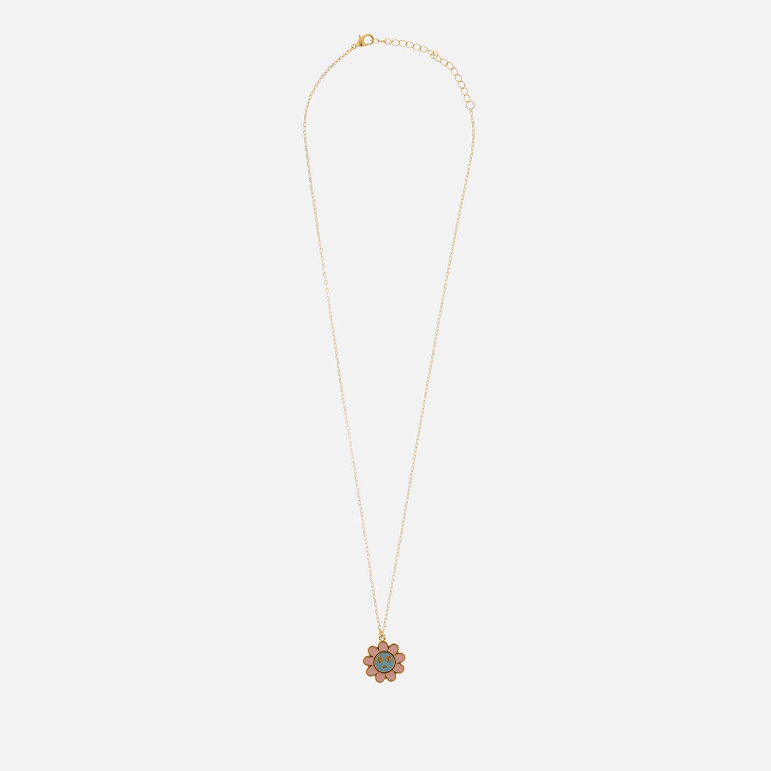 July Child Dazed Flower Gold-Tone and Resin Necklace