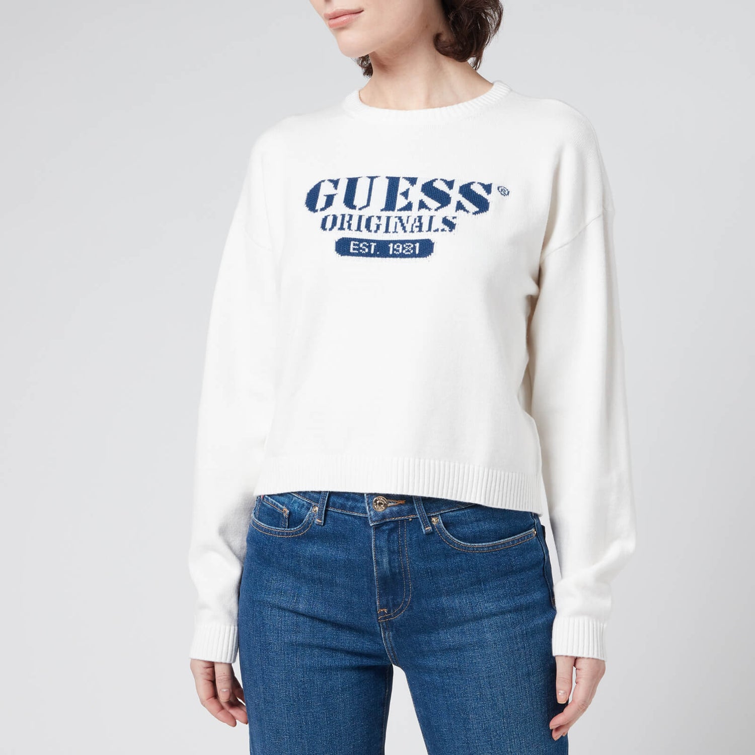 Guess Originals Women's Go Gia Crewneck Sweatshirt - Dove White - XS