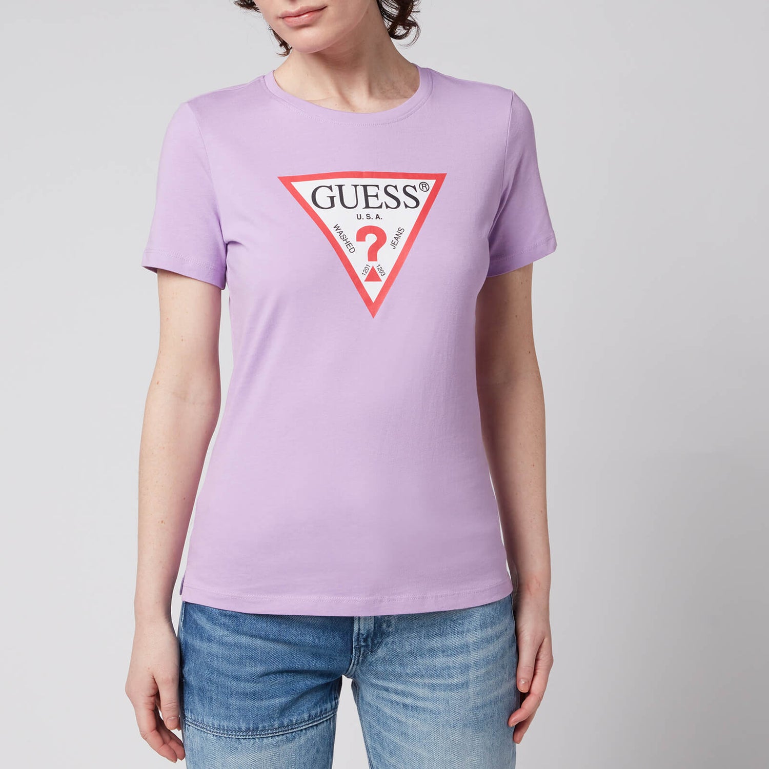 Guess Women's Original T-Shirt - Fresh Lilac - XS