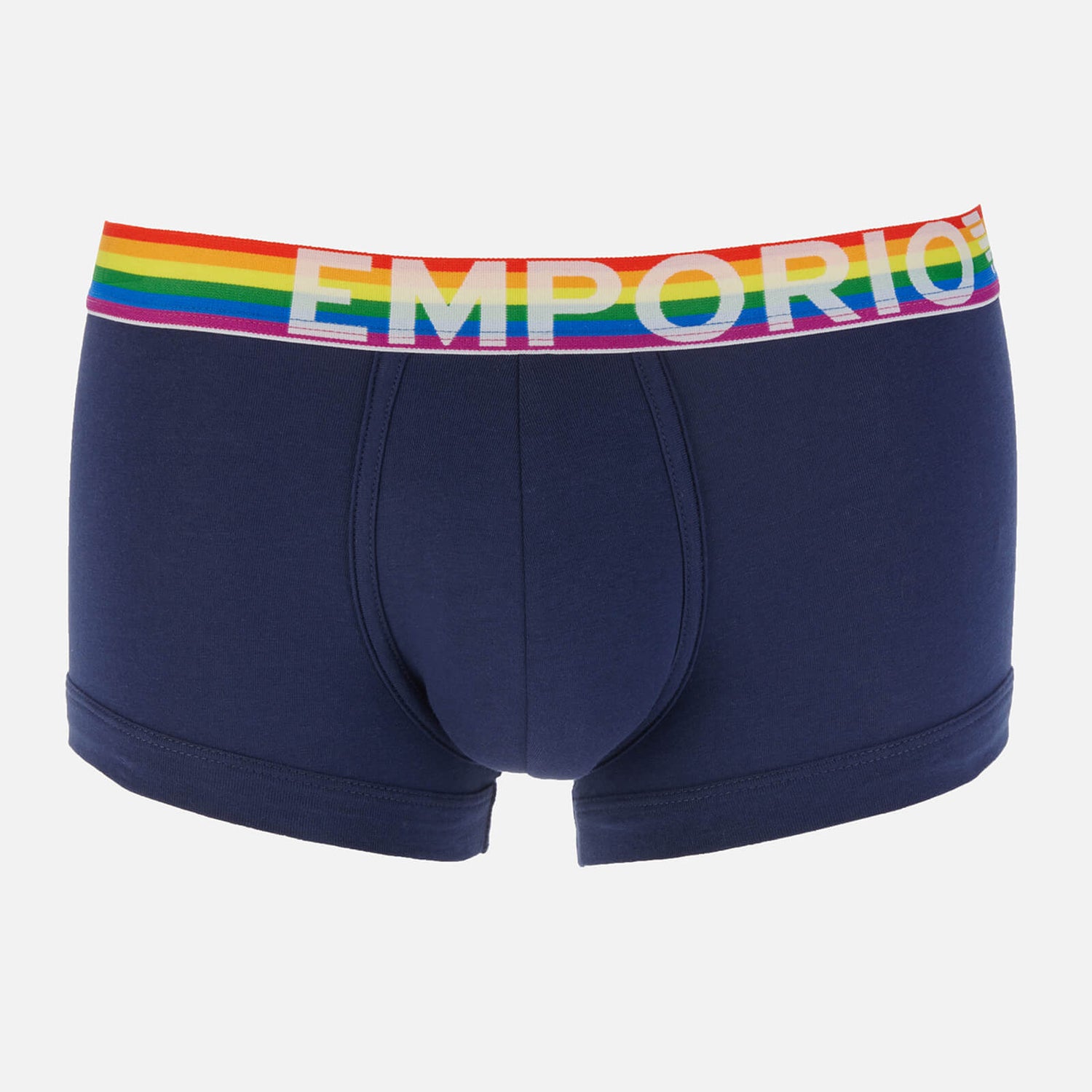 Emporio Armani Men's Rainbow Trunks - Patriot Blue - L