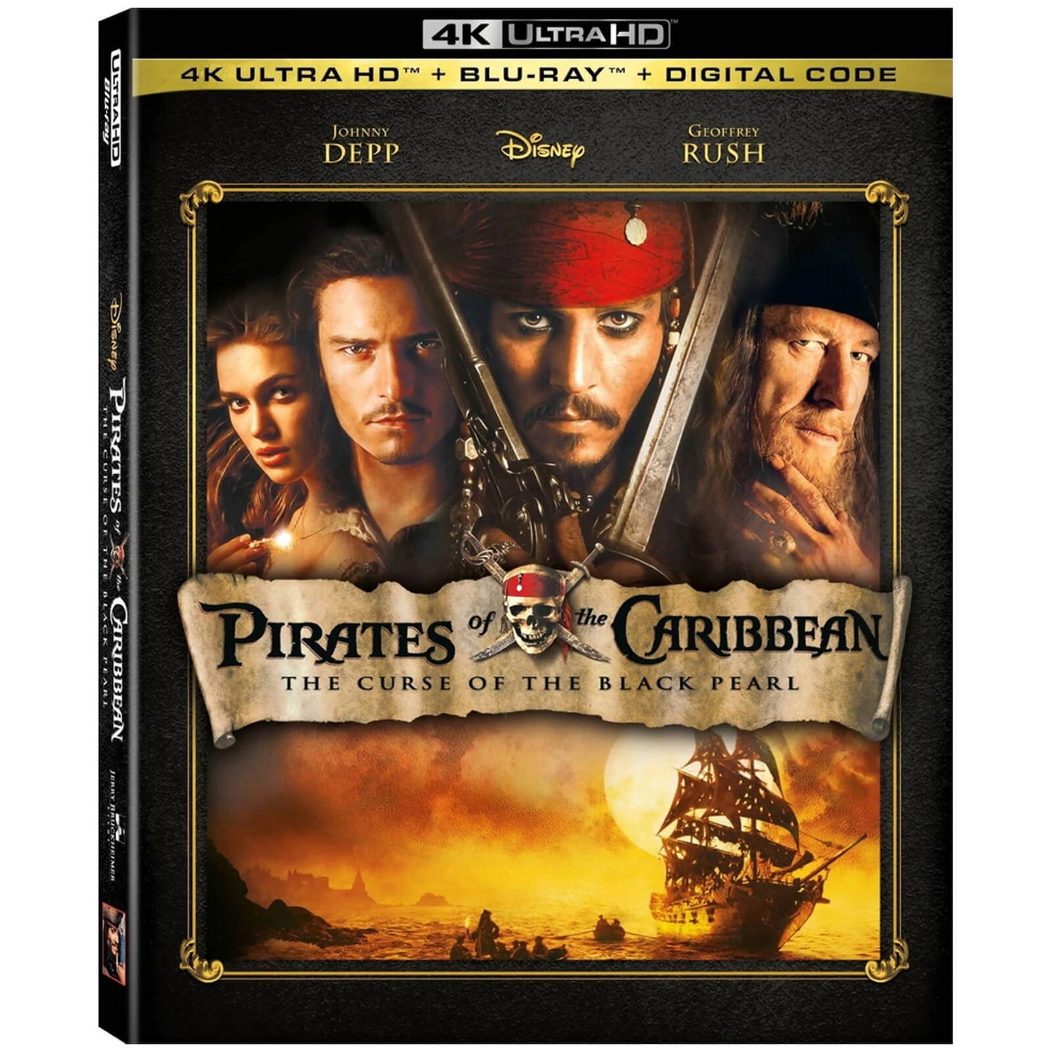 Pirates Of The Caribbean: Curse Of The Black Pearl - 4K Ultra HD (Includes Blu-ray) (US Import)