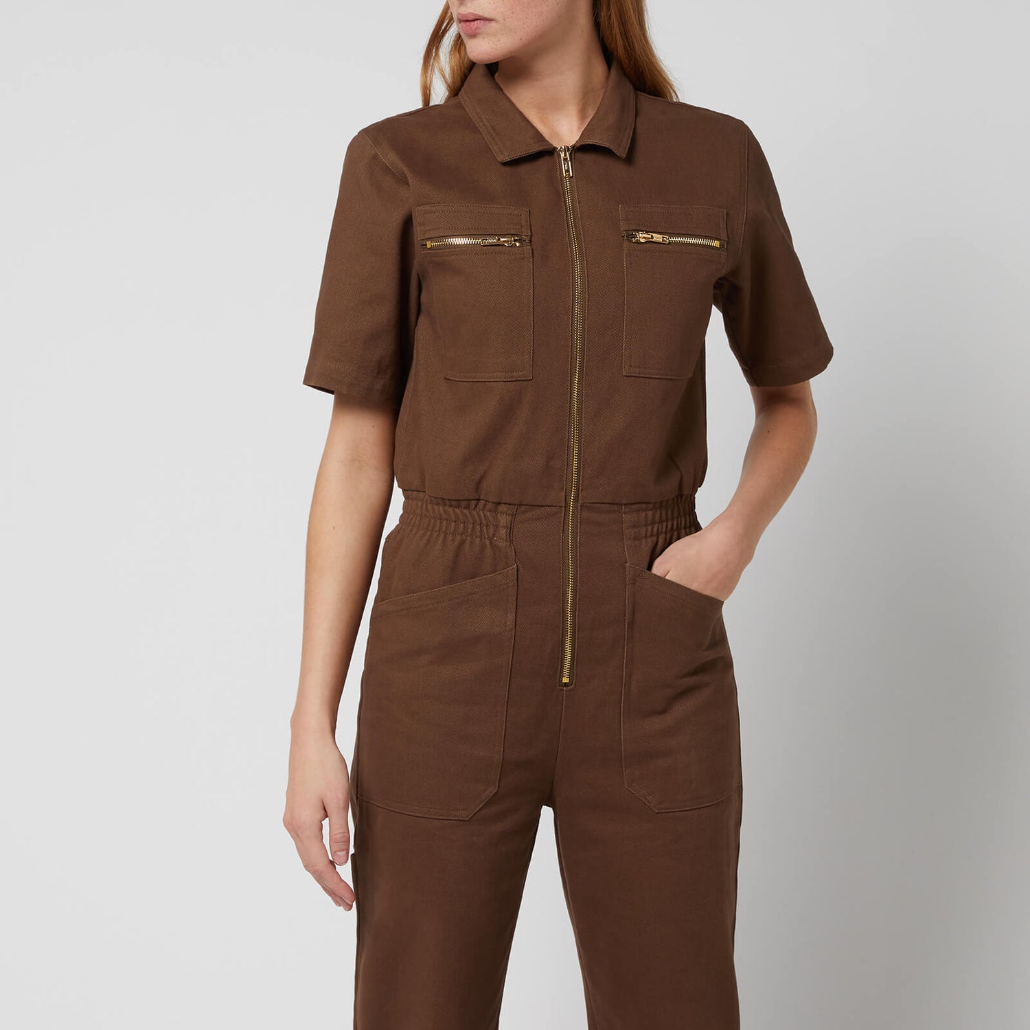 L.F Markey Women's Danny Boilersuit - Coffee