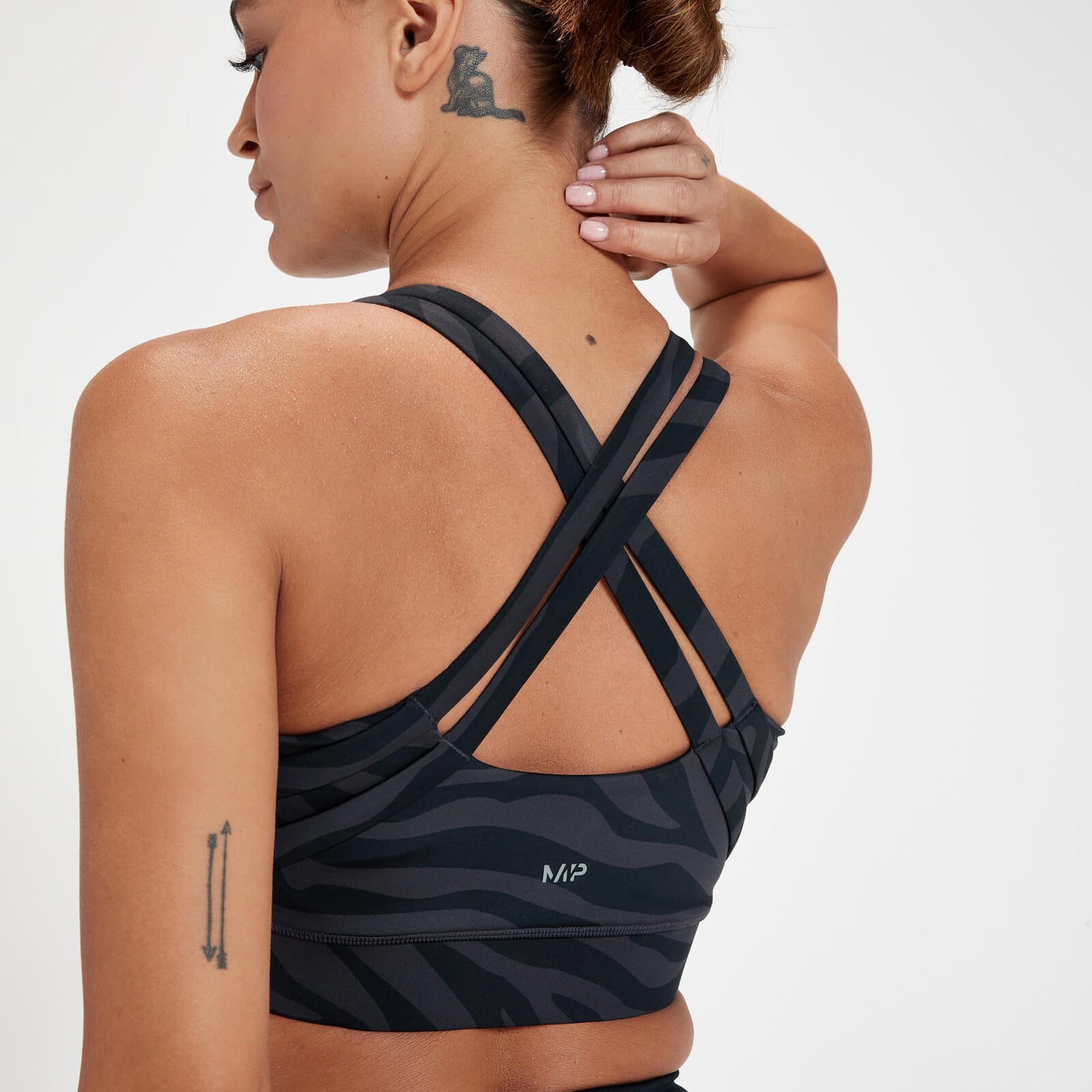 MP Tempo Sports Bra til kvinder - Sort zebra