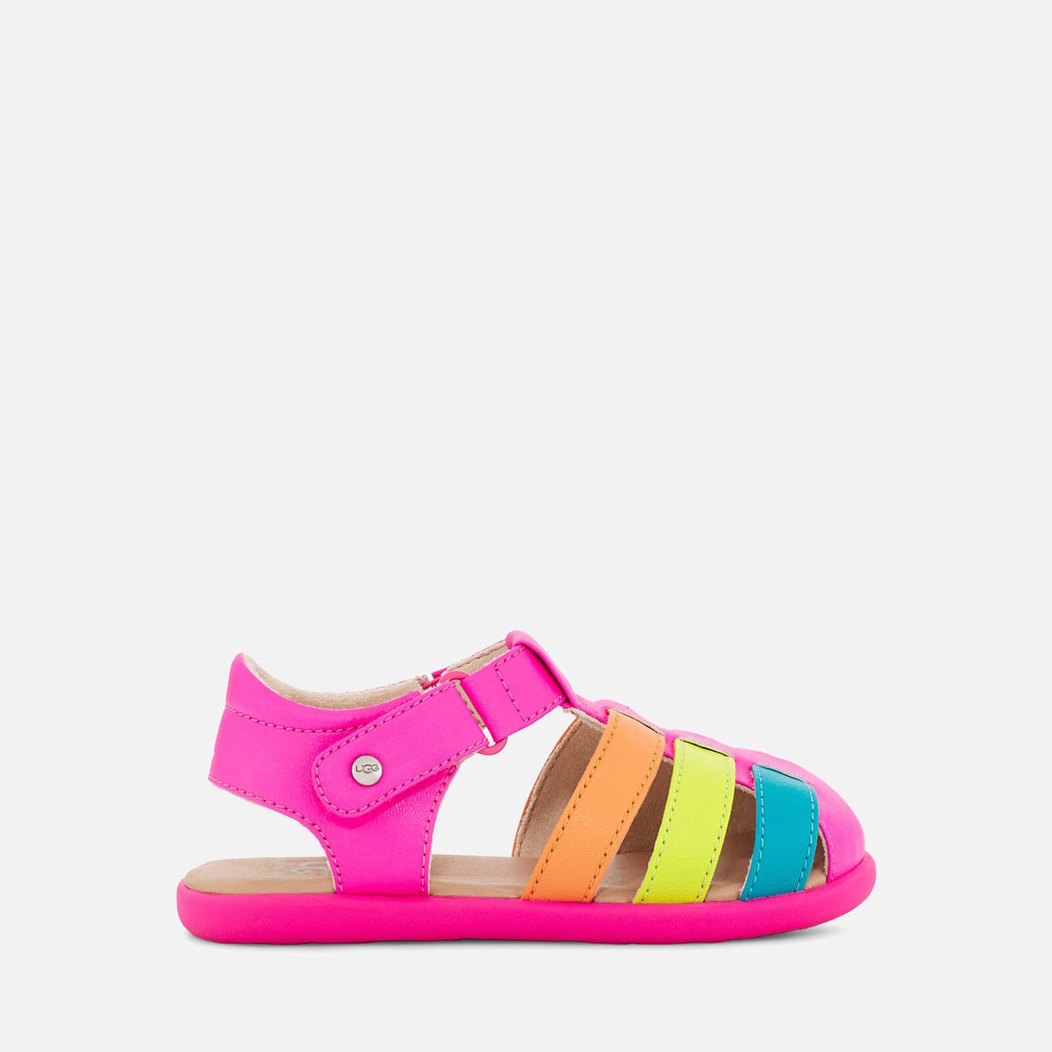 UGG Toddlers' Kolding Sandals - Pink Rainbow - UK 5 Toddler