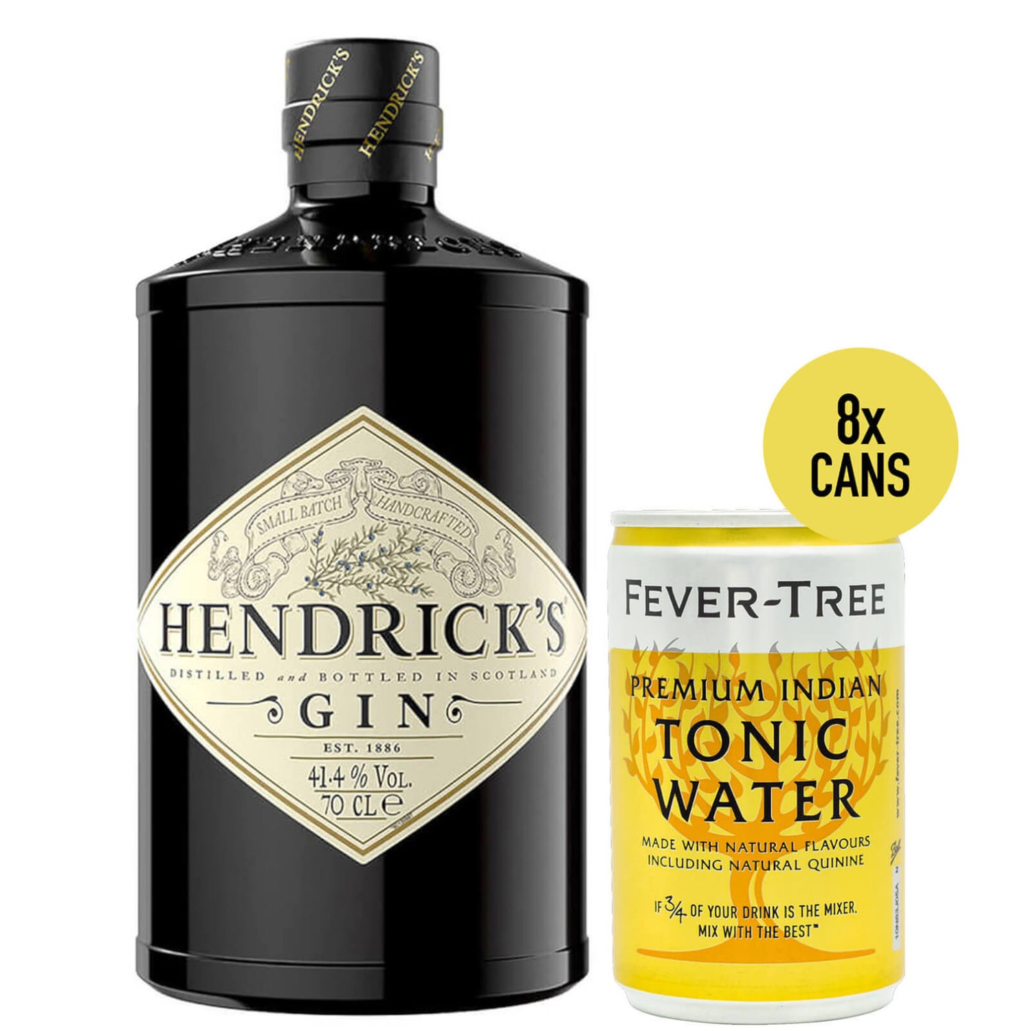 Hendrick's Original Gin & Fever Tree Tonic Water Bundle