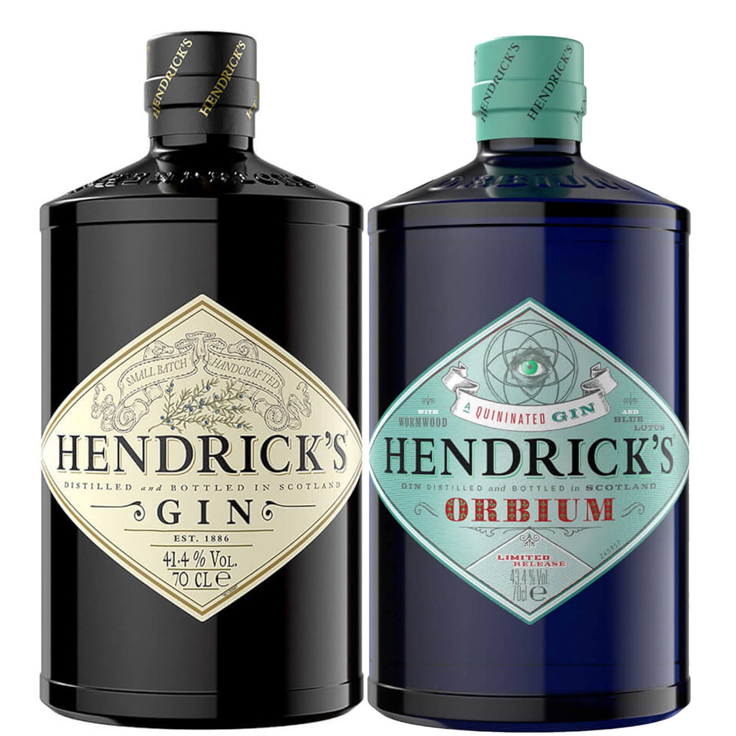 Hendrick's Gin Duo - Hendrick's Orbium & Hendrick's Original