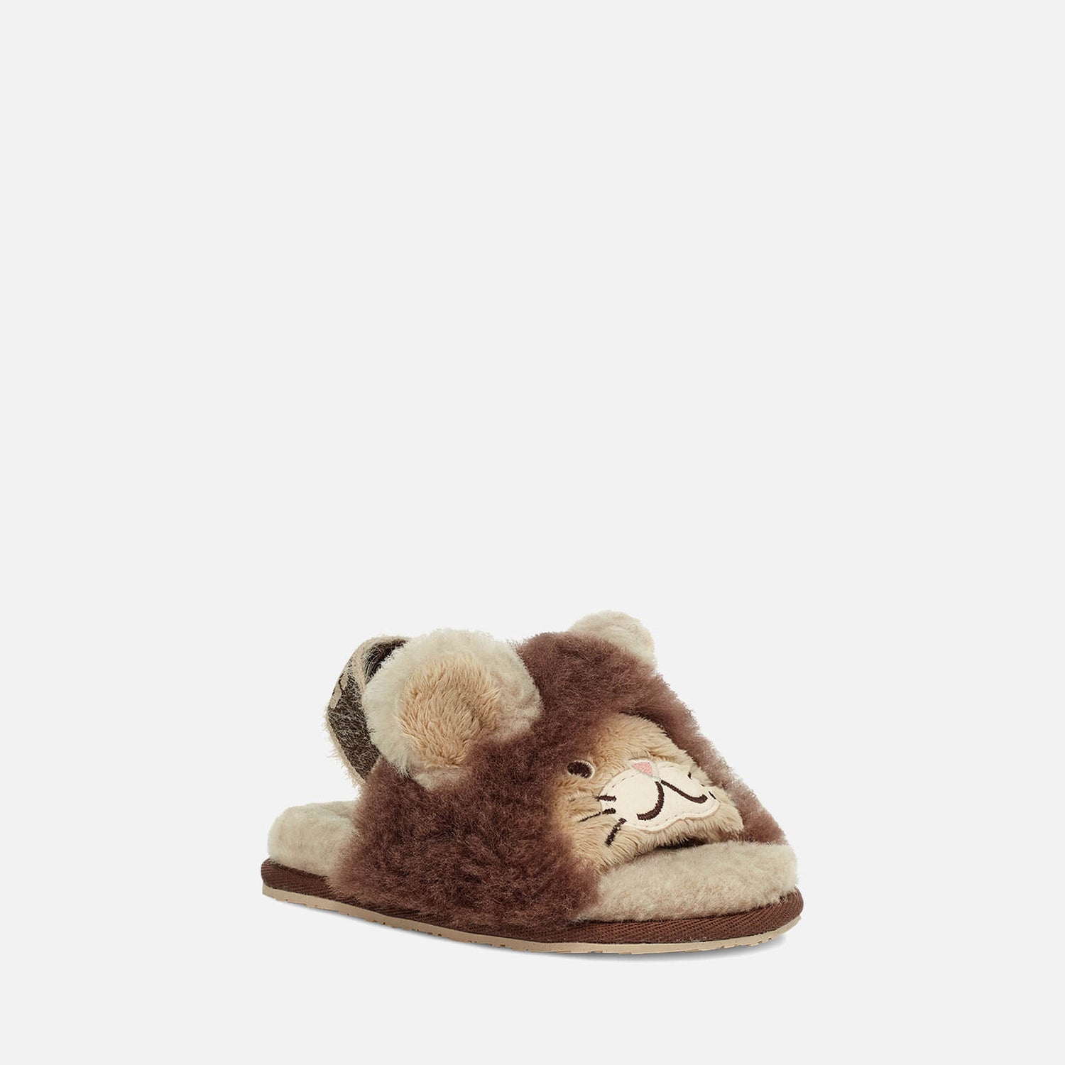 UGG Toddlers' Fluff Yeah Slide Lion Stuffie Slippers - Sand