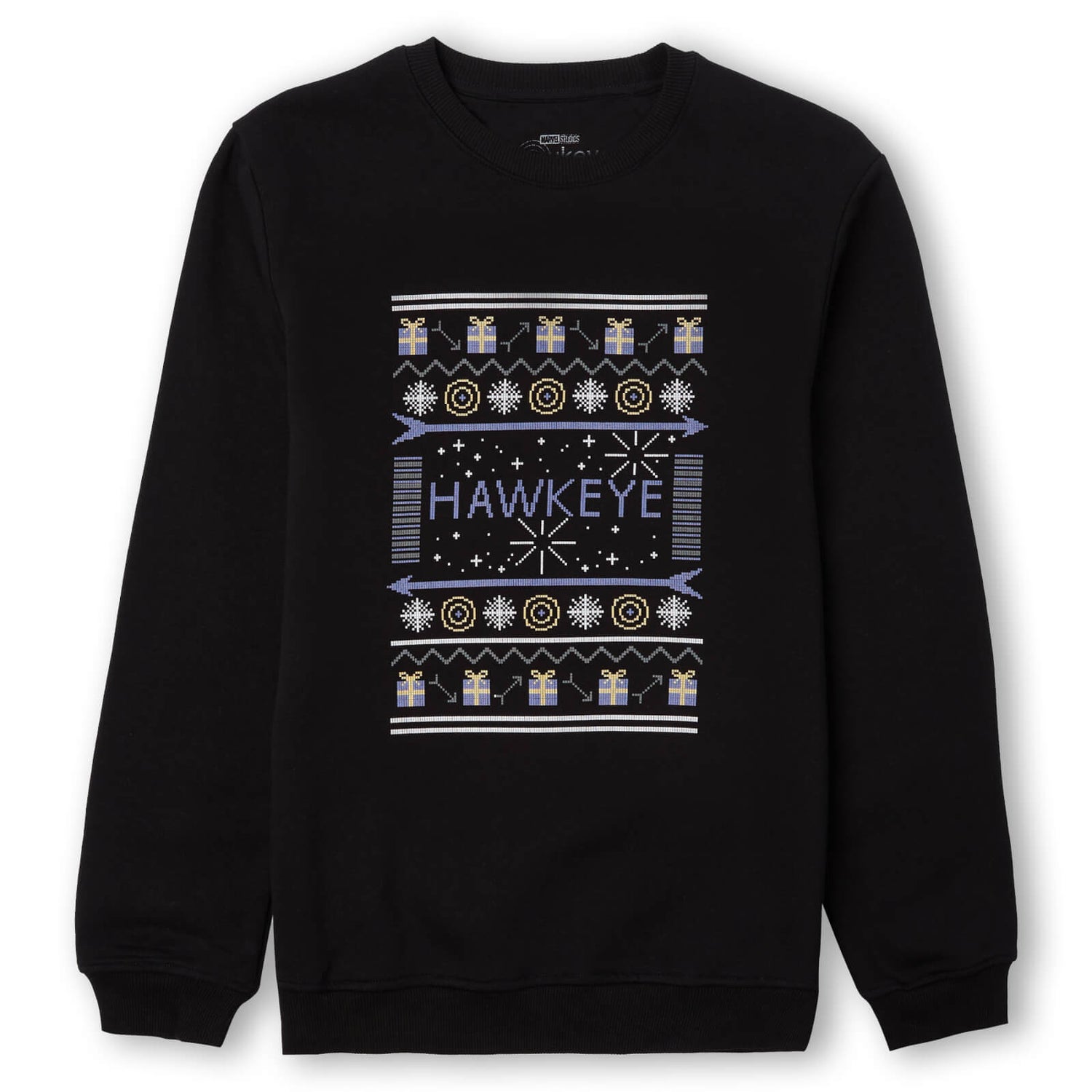 Marvel Clint Barton Christmas Unisex Christmas Jumper - Black