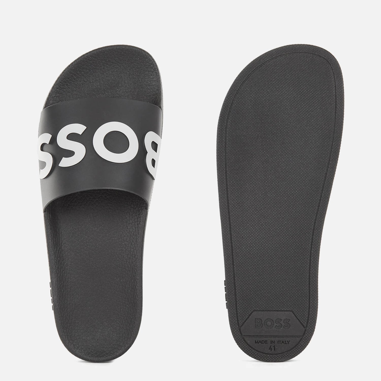 BOSS Men's Bay Slide Sandals - Black - UK 7