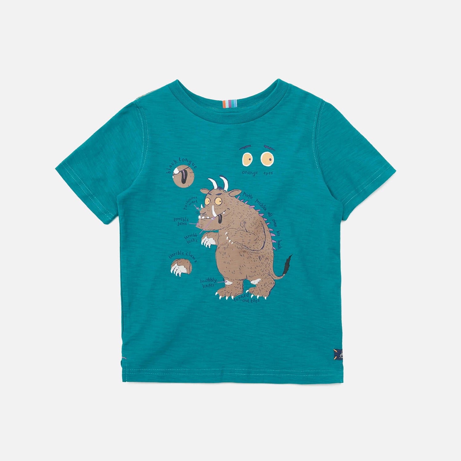 Joules Kids' Glow In The Dark T-Shirt - Herb Green