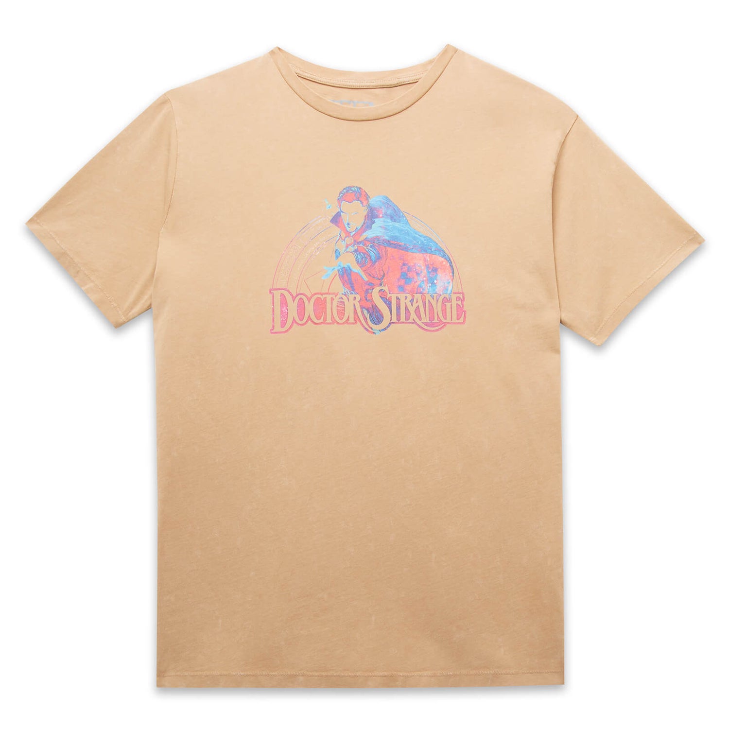 Marvel Dr Strange In The Multiverse Of Madness Unisex T-Shirt - Tan Acid Wash
