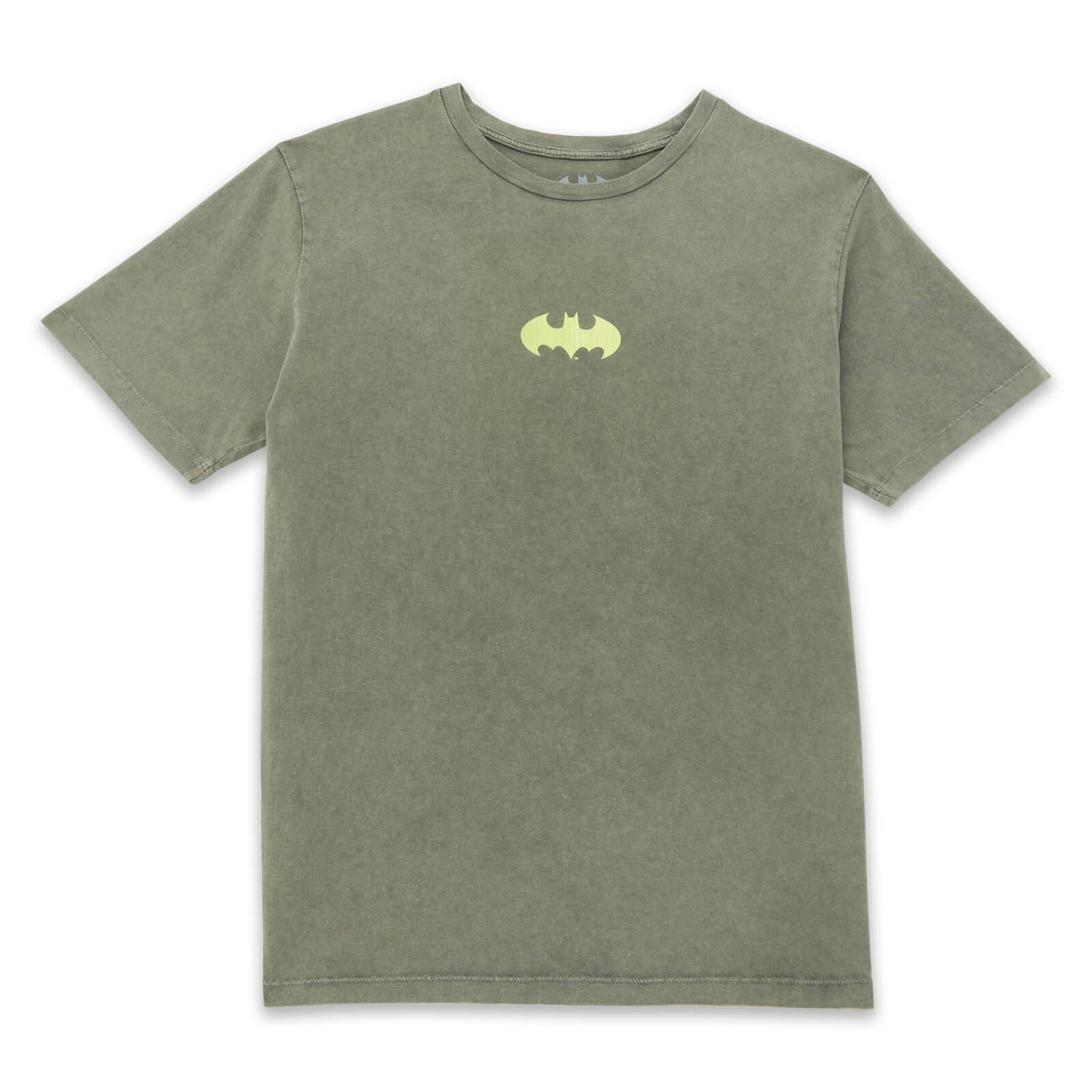 Batman Spray Paint Unisex T-Shirt - Khaki Acid Wash