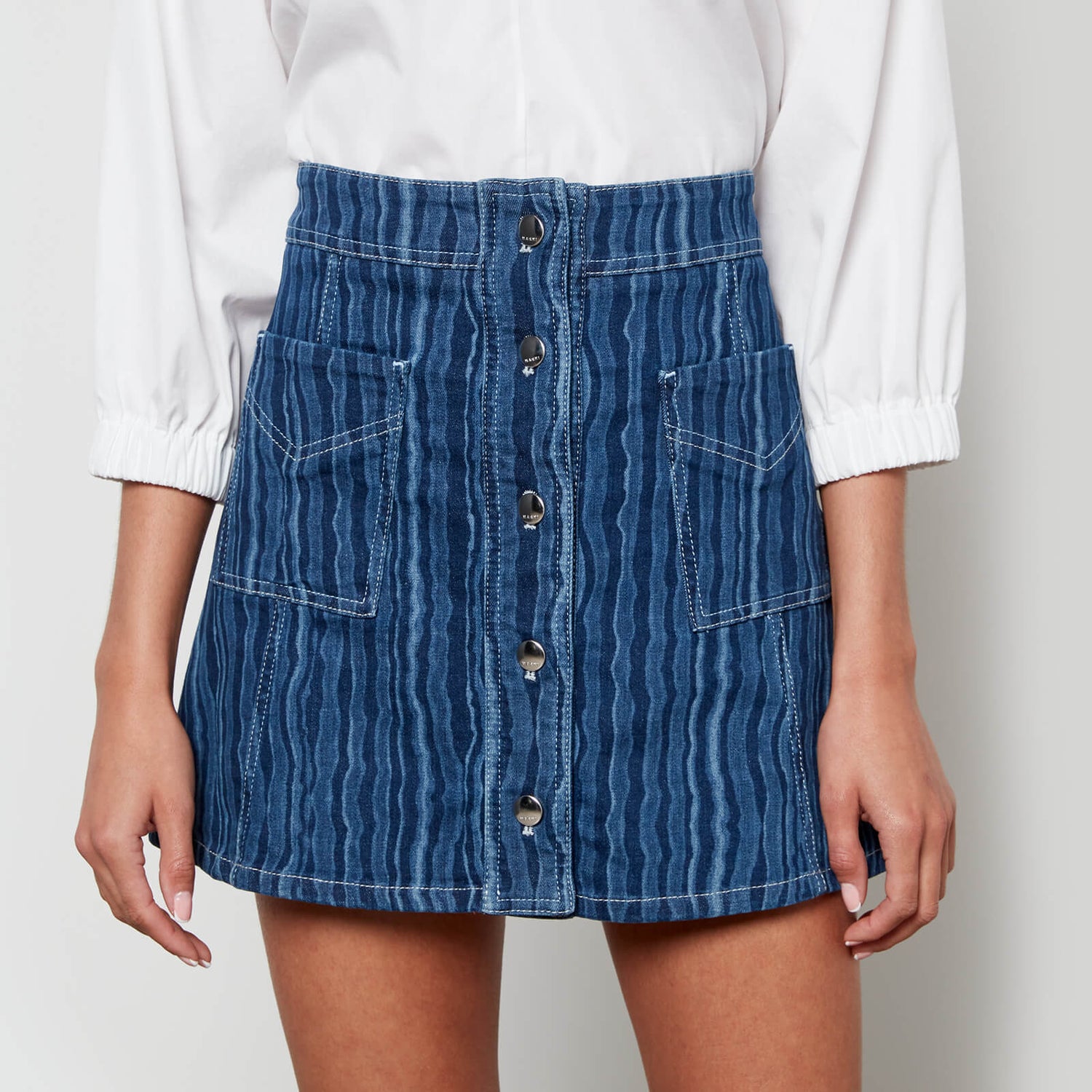 Marni Women's Mini Skirt - Blublack - IT40/UK8