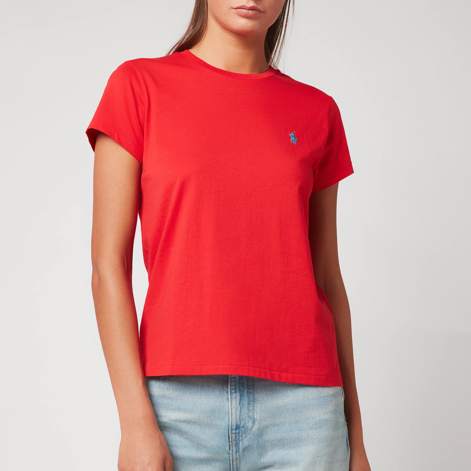 Polo Ralph Lauren Women's Short Sleeve-T-Shirt - African Red - XS