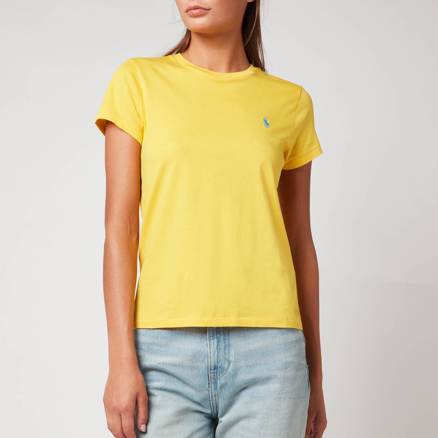 Polo Ralph Lauren Women's Short Sleeve-T-Shirt - Racing Yellow - XS