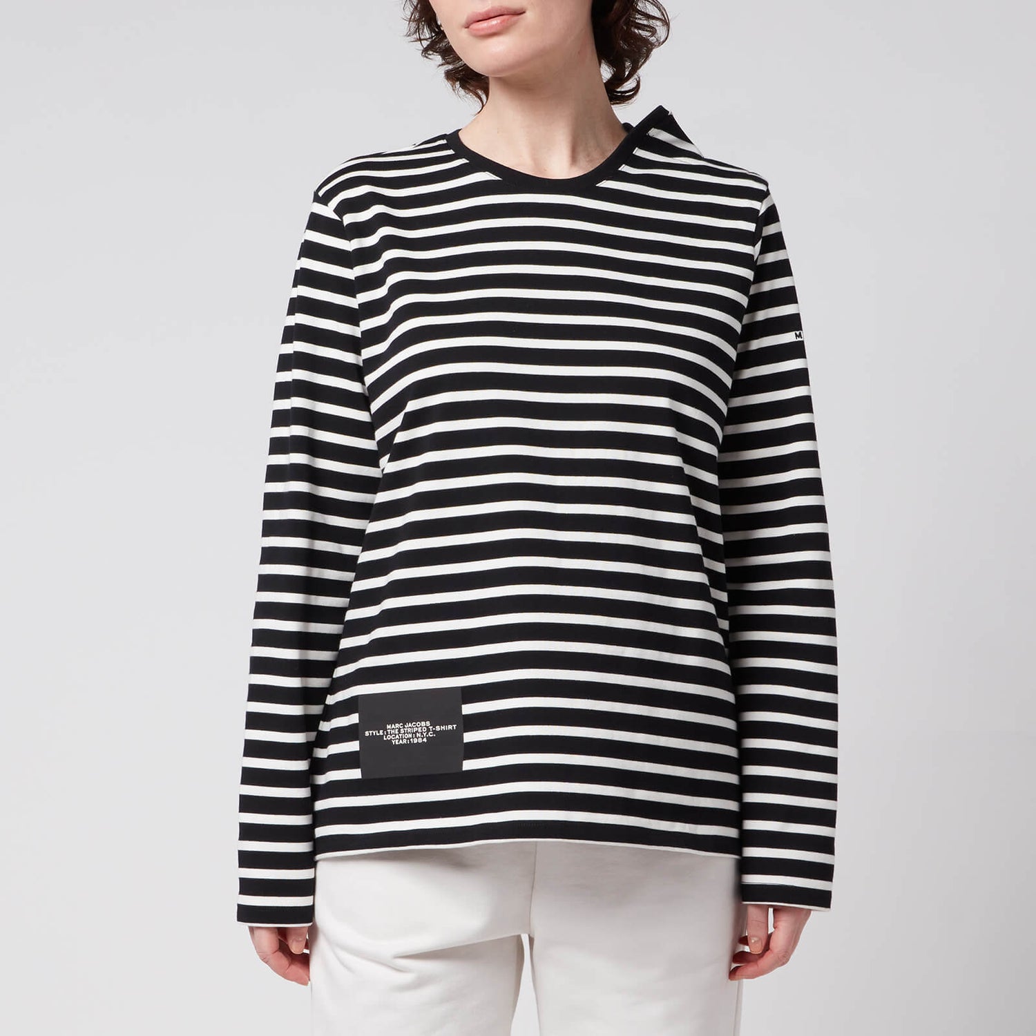 Marc Jacobs Women's The Striped T-Shirt - Black Multi - M