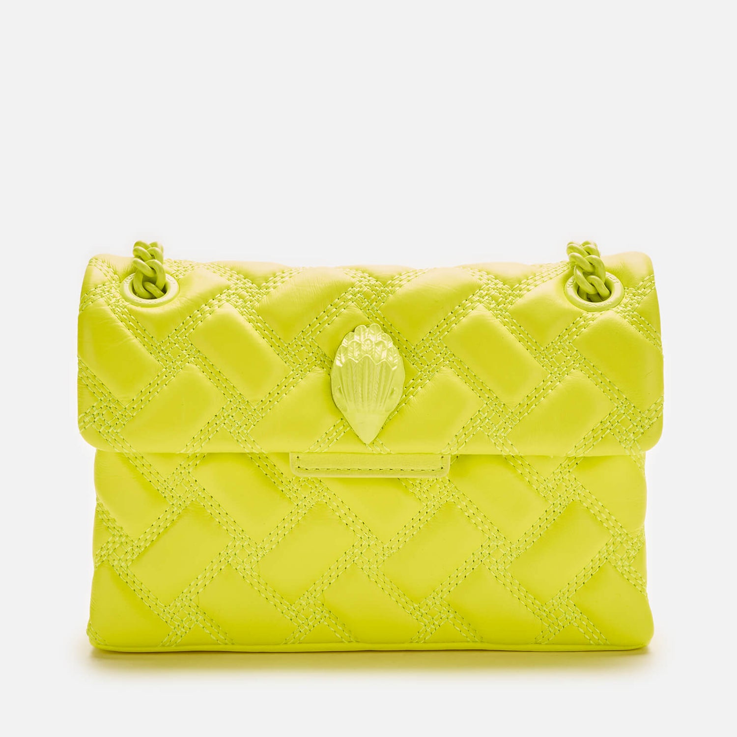 Kurt Geiger London Women's Mini Kensington Drench Bag - Yellow