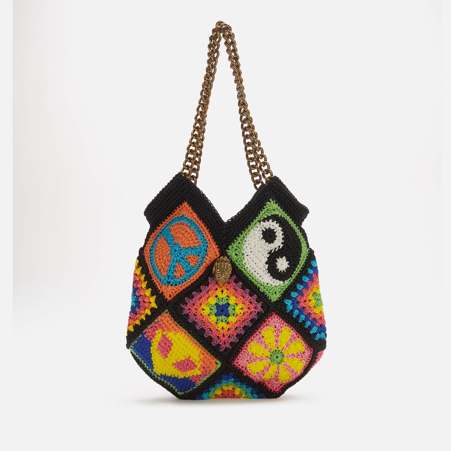 Kurt Geiger London Women s Crochet Kensington Hobo Bag Multi Other