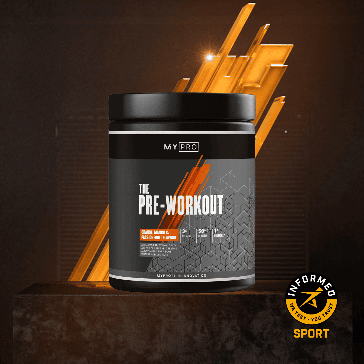 THE Pre-Workout - 30servings - Orange Mango Passionfruit