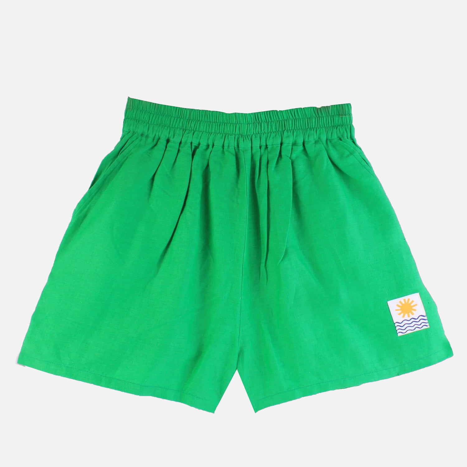 L.F Markey Women's Basic Linen Shorts - Green - UK 6