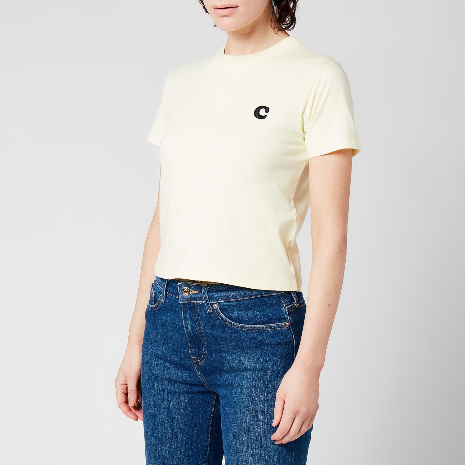 Être Cécile Women's Ice Scream Crop T-Shirt - Wax Yellow