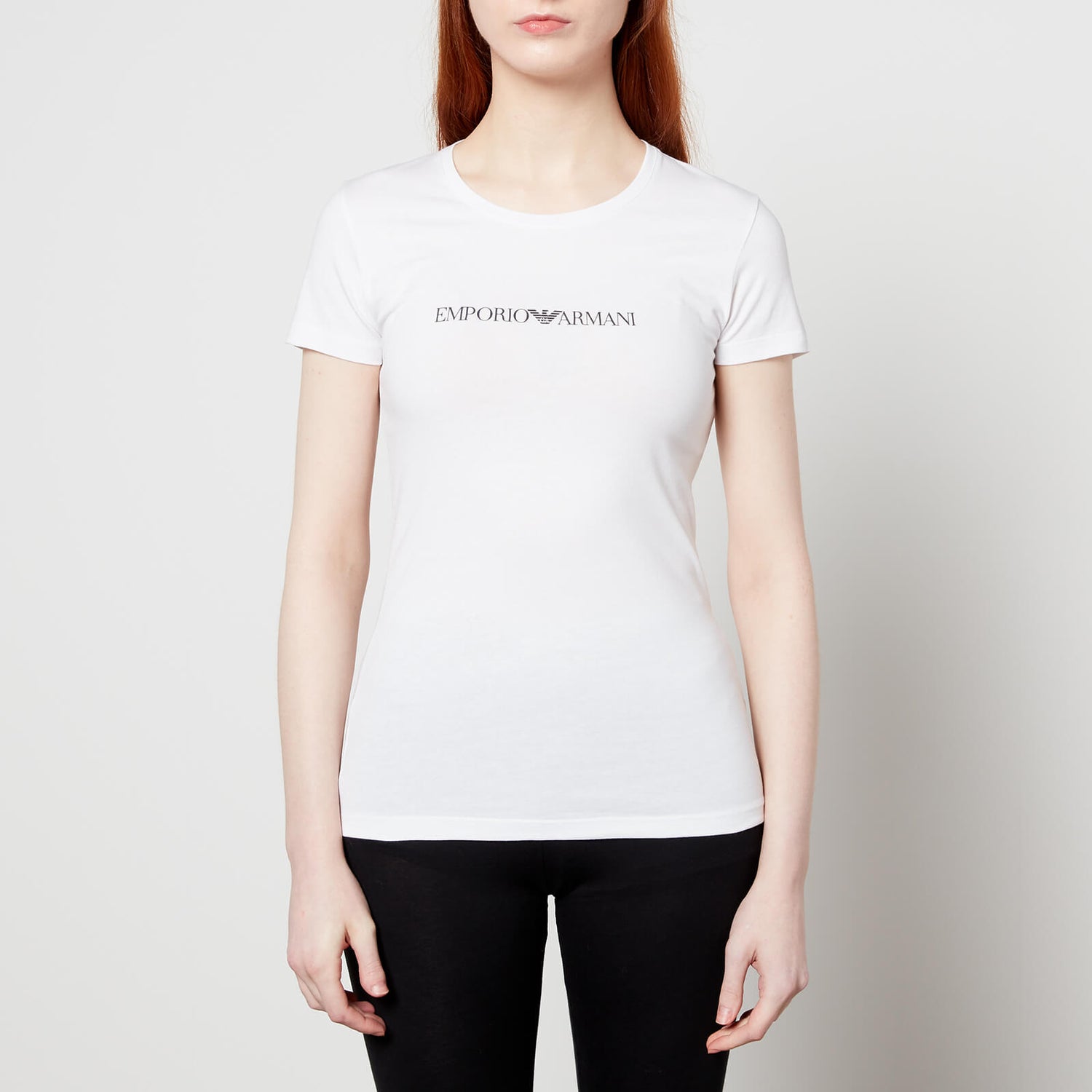 Emporio Armani Women's Iconic Logoband T-Shirt - White - XS