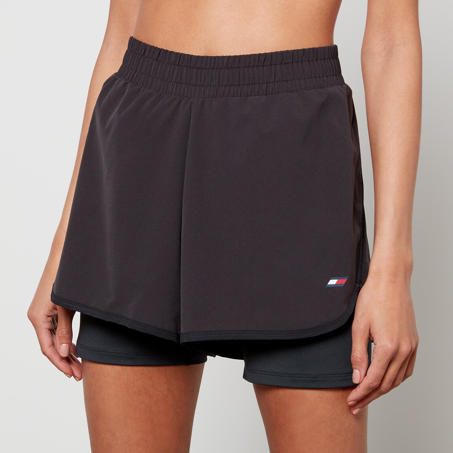 Tommy Sport Women's Performance 2-In-1 Shorts - Black