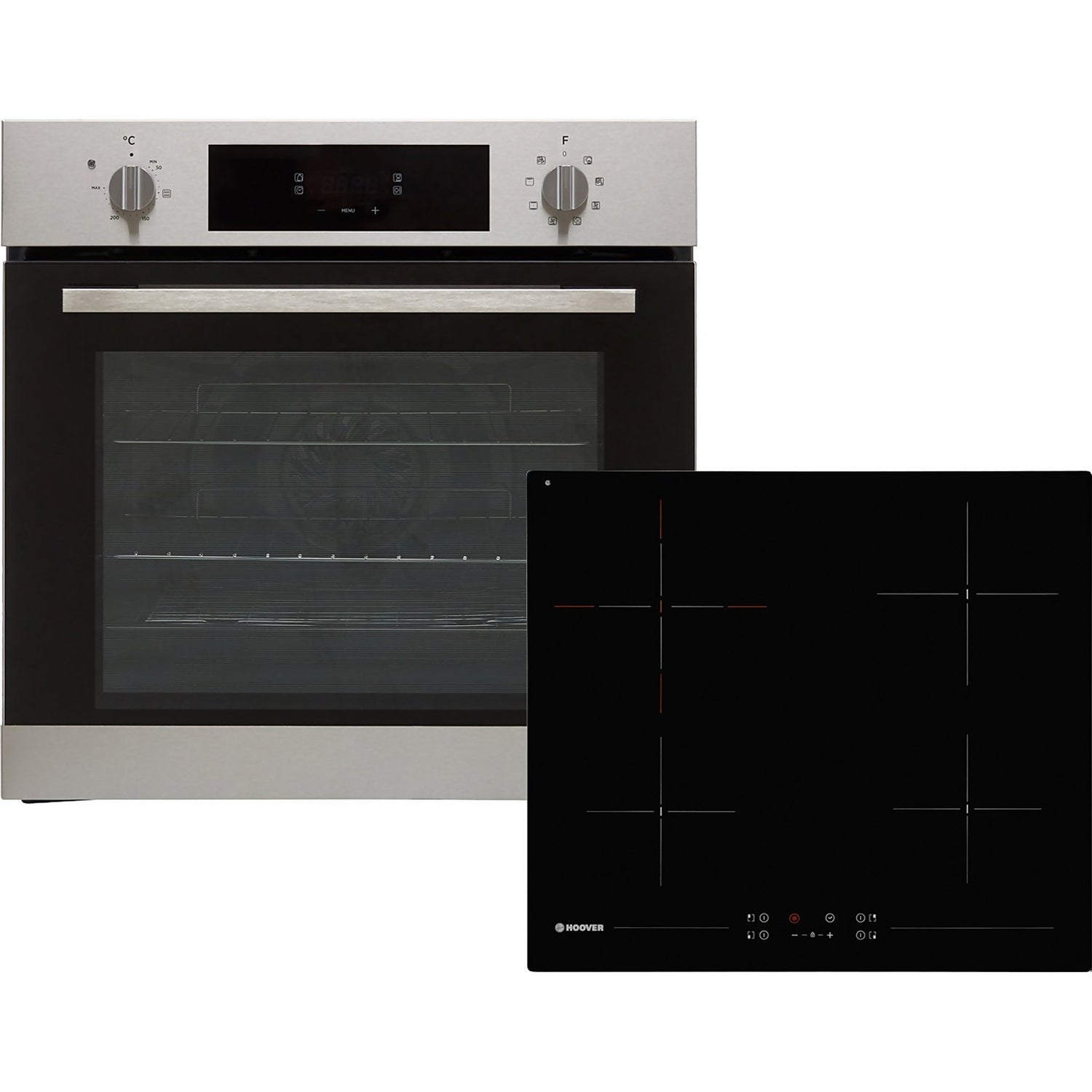 Hoover Electric Single Ovens in Stainless Steel