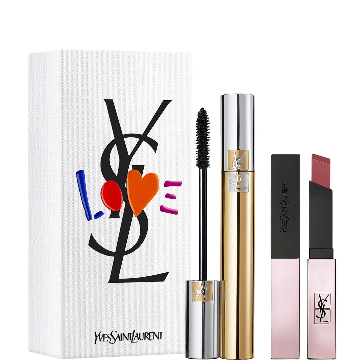 YSL Mascara Volume Effet Faux Cils and The Slim Lipstick Duo RRP £59 BOXED