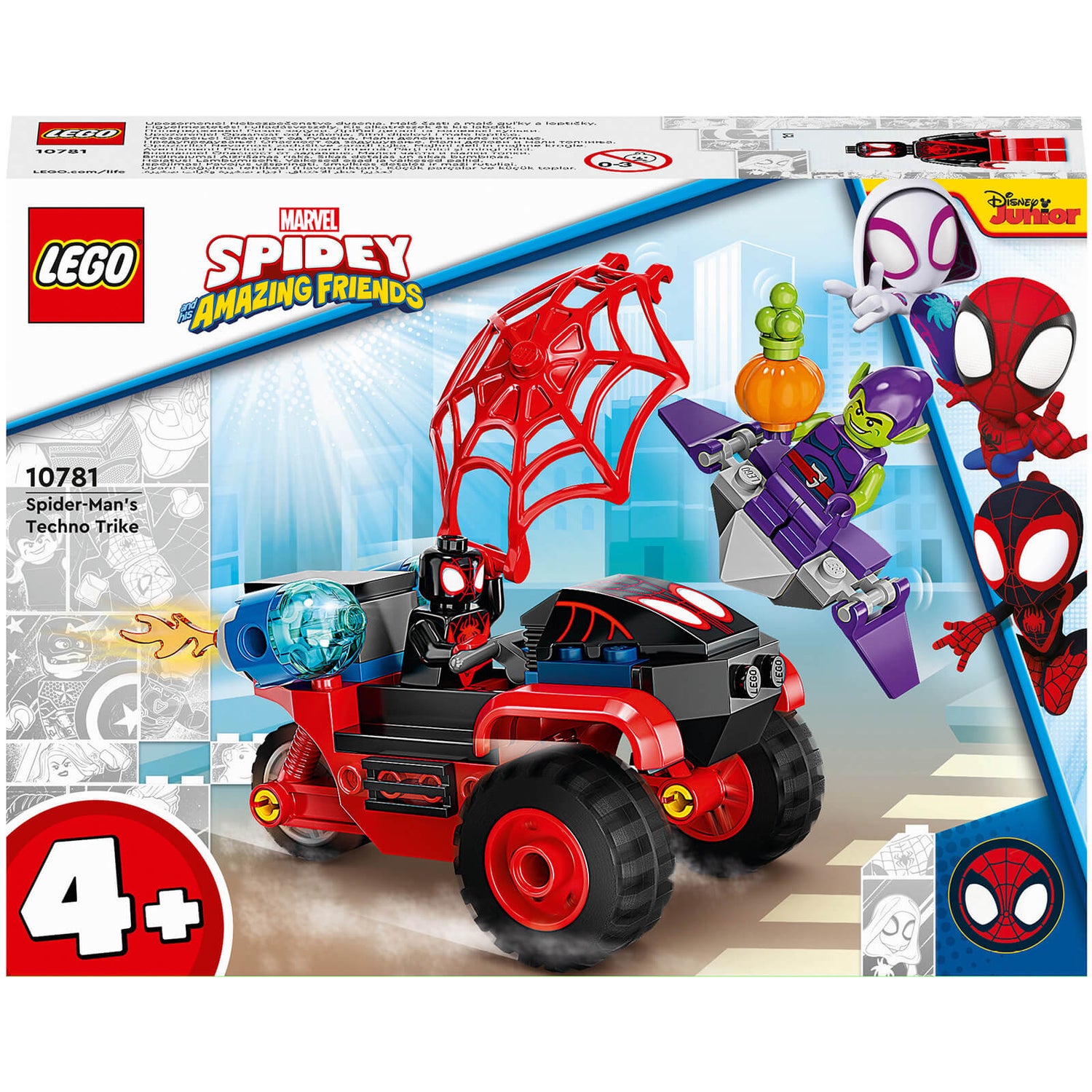 LEGO Marvel Miles Morales Spider-Man Techno Trike Set (10781)
