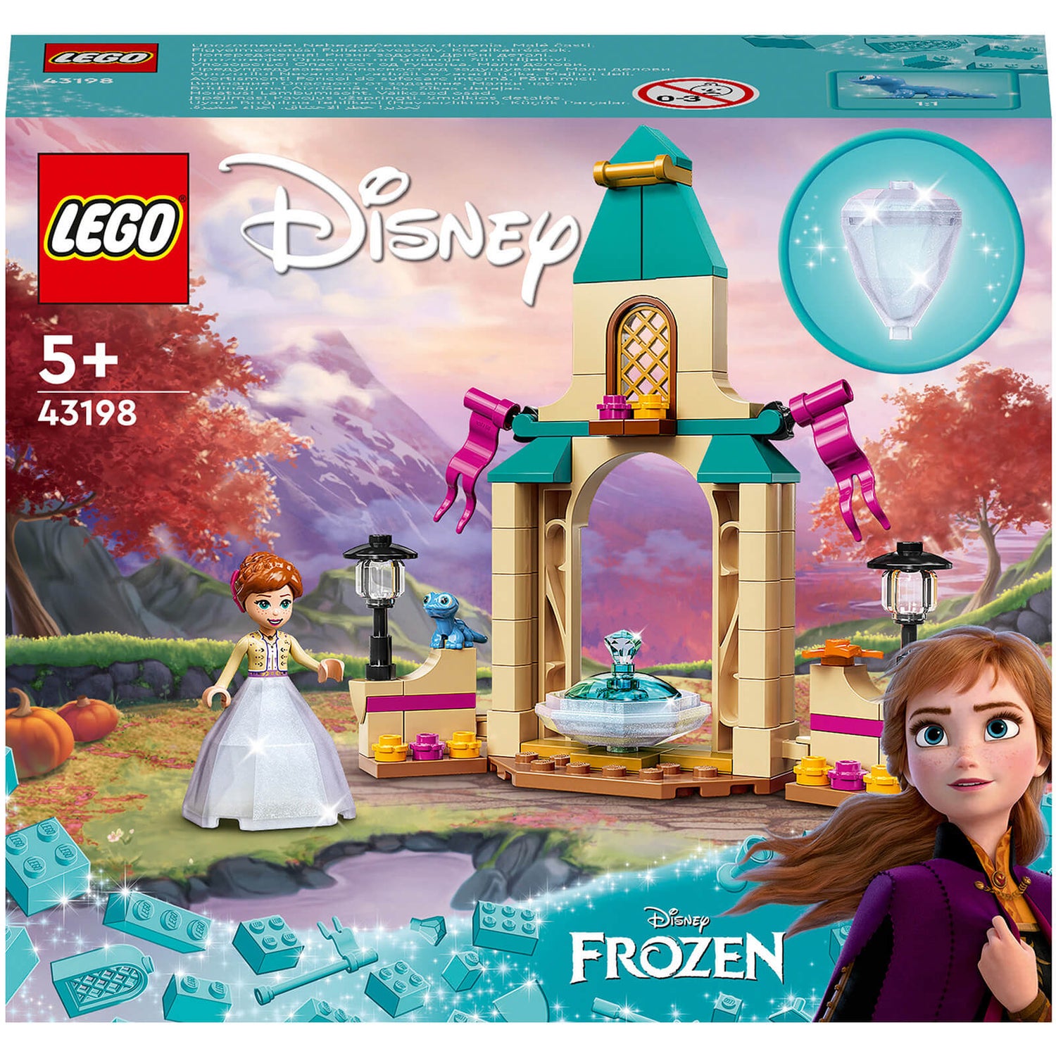LEGO Disney Annas Castle Courtyard Diamond Dress Set (43198)