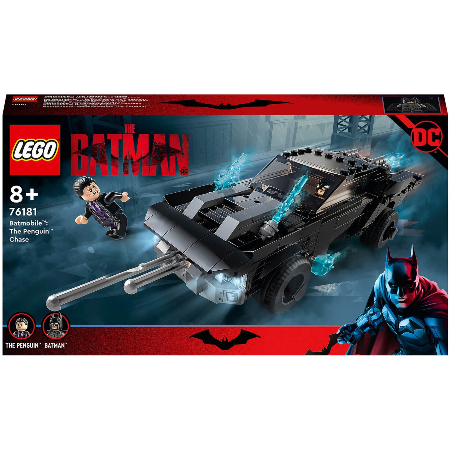 LEGO DC Batman Batmobile: The Penguin Chase Car Toy (76181)