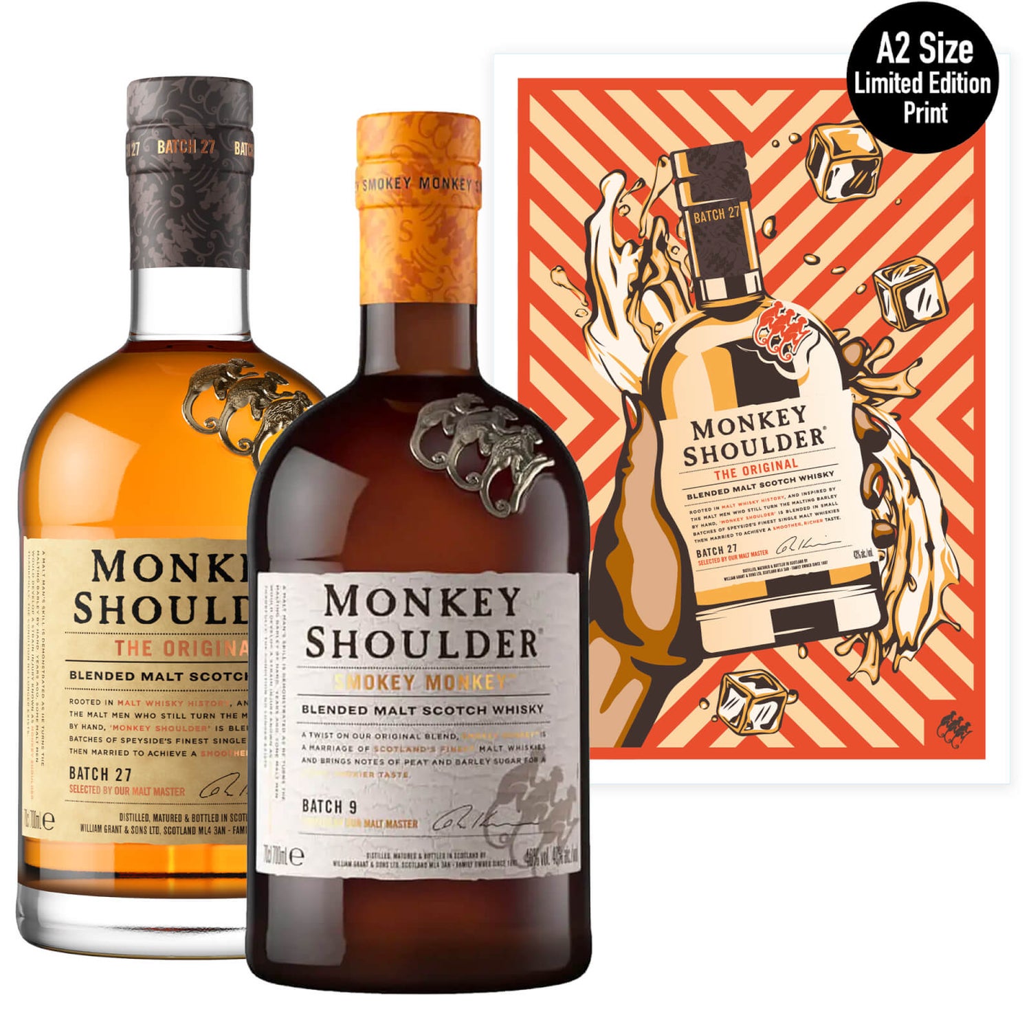 Monkey Shoulder, Blended Malt Scotch Whisky, 1.75 L – O'Brien's Liquor &  Wine